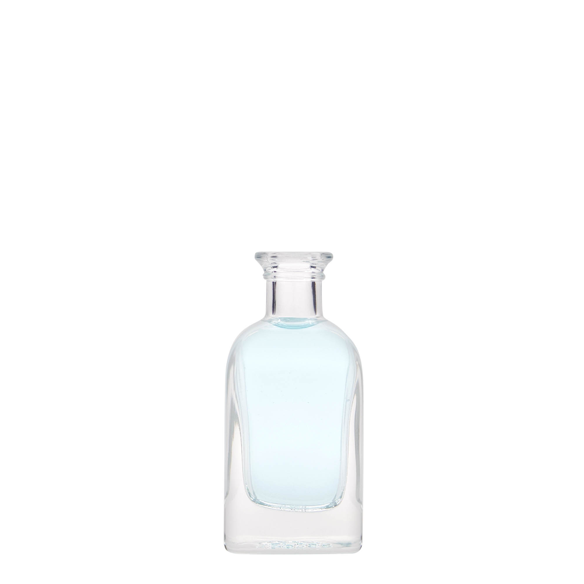 40 ml Glasflasche Apotheker Carré, quadratisch, Mündung: Kork 40 ml Glasflasche Apotheker Carré, quadratisch, Mündung: Kork