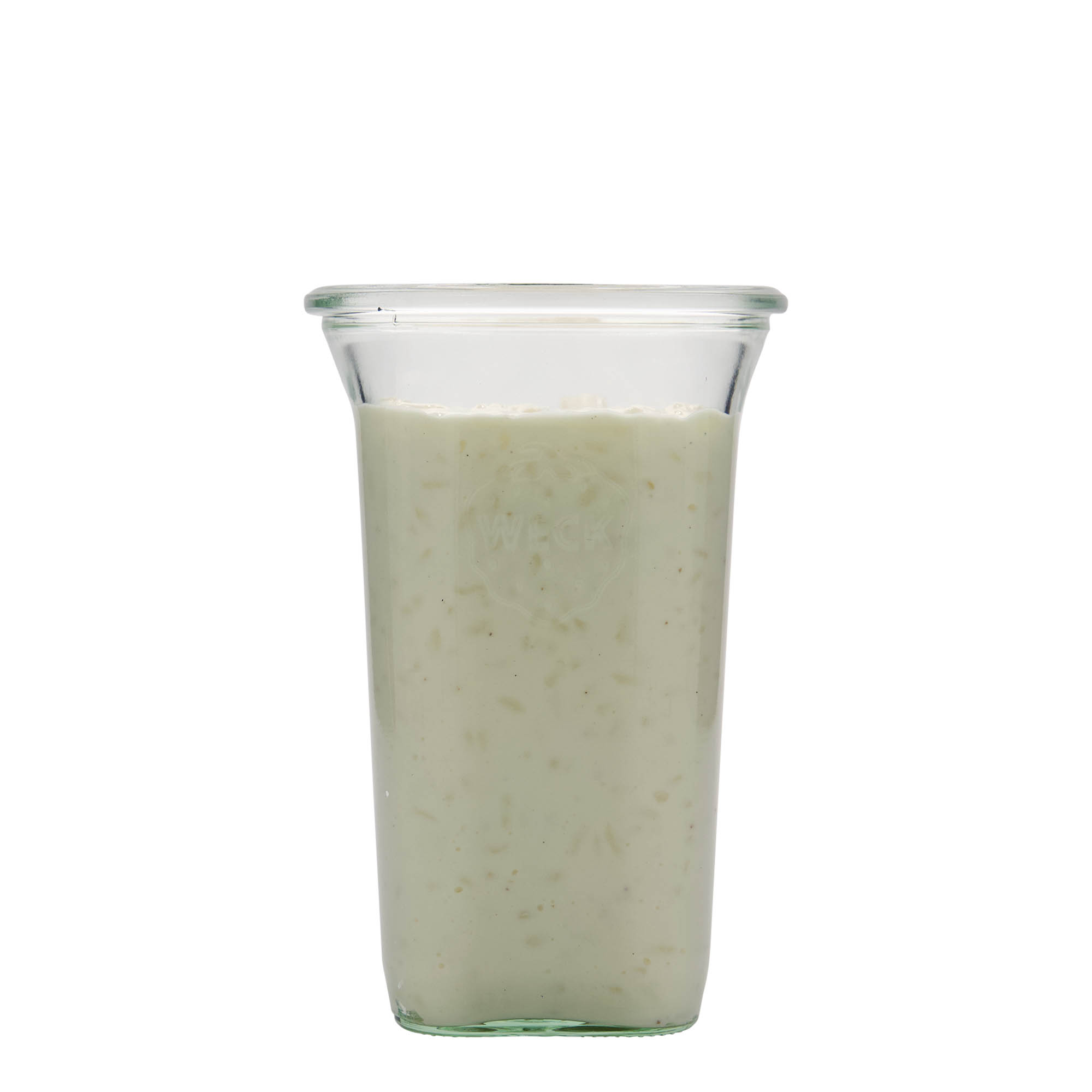 795 ml WECK-Quadroglas, quadratisch, Mündung: Rundrand 795 ml WECK-Quadroglas, quadratisch, Mündung: Rundrand