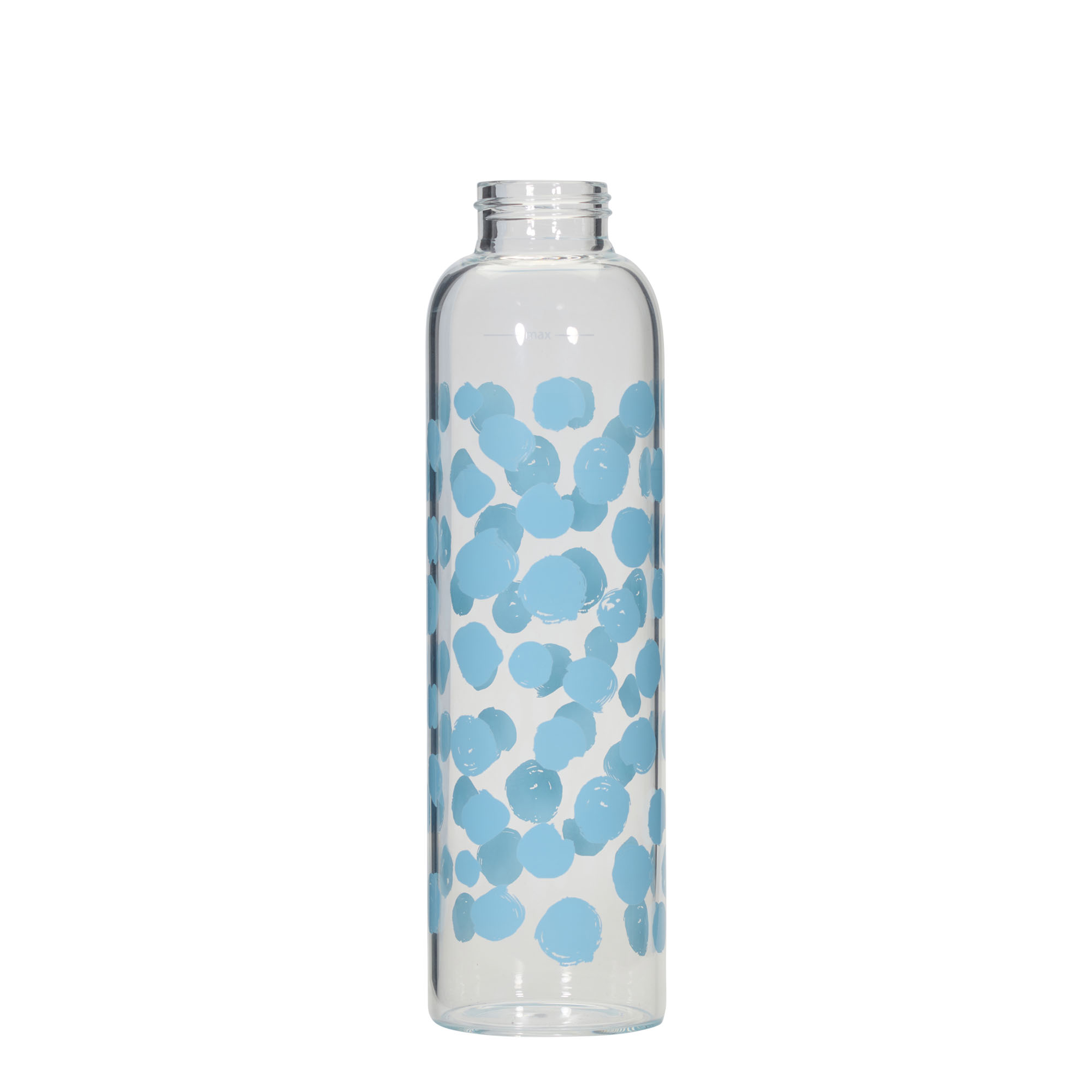 500 ml Trinkflasche 'Perseus - Blaue Punkte', Mündung: Schraubverschluss 500 ml Trinkflasche 'Perseus - Blaue Punkte', Mündung: Schraubverschluss