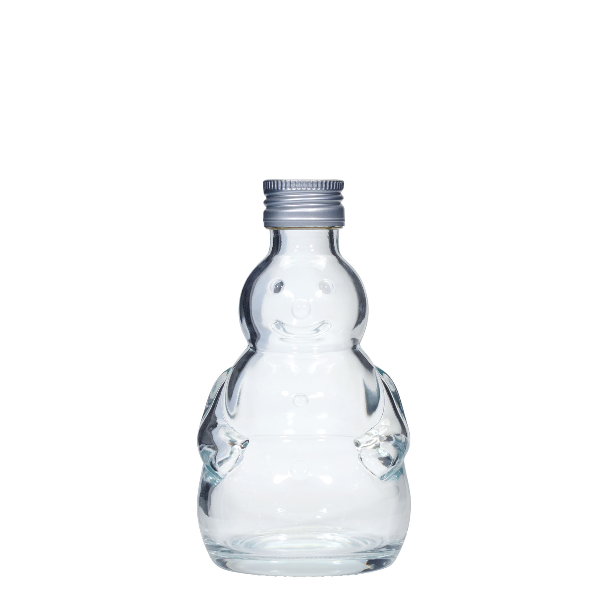 200 ml Glasflasche 'Schneemann', Mündung: PP 28 200 ml Glasflasche 'Schneemann', Mündung: PP 28