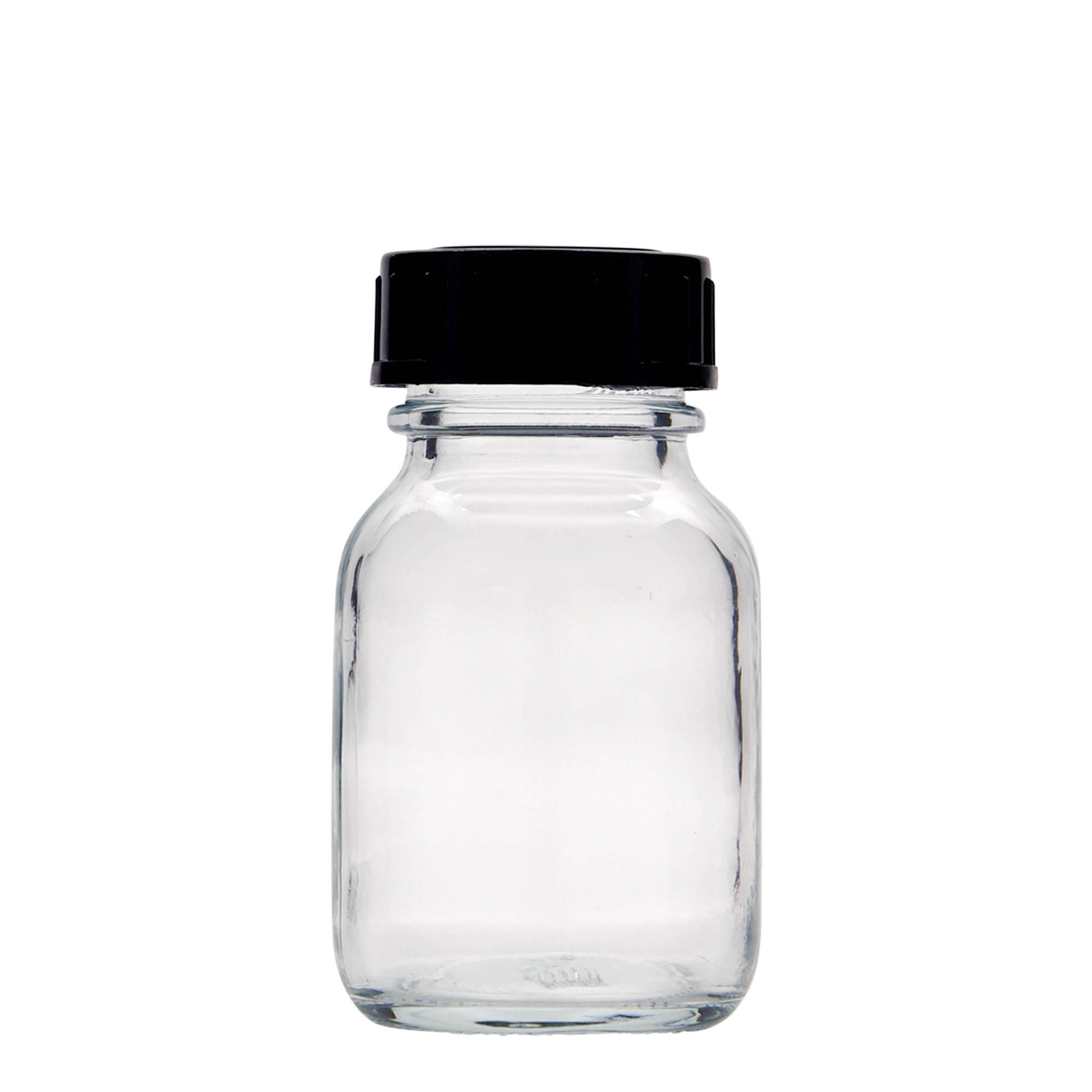 50 ml Weithalsglas, Mündung: DIN 32