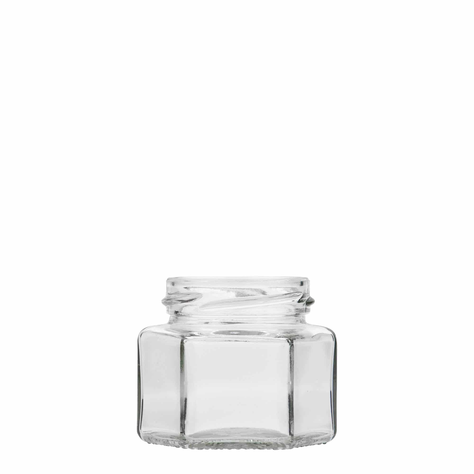 106 ml Sechskantglas, Mündung: Twist-off (TO 53)