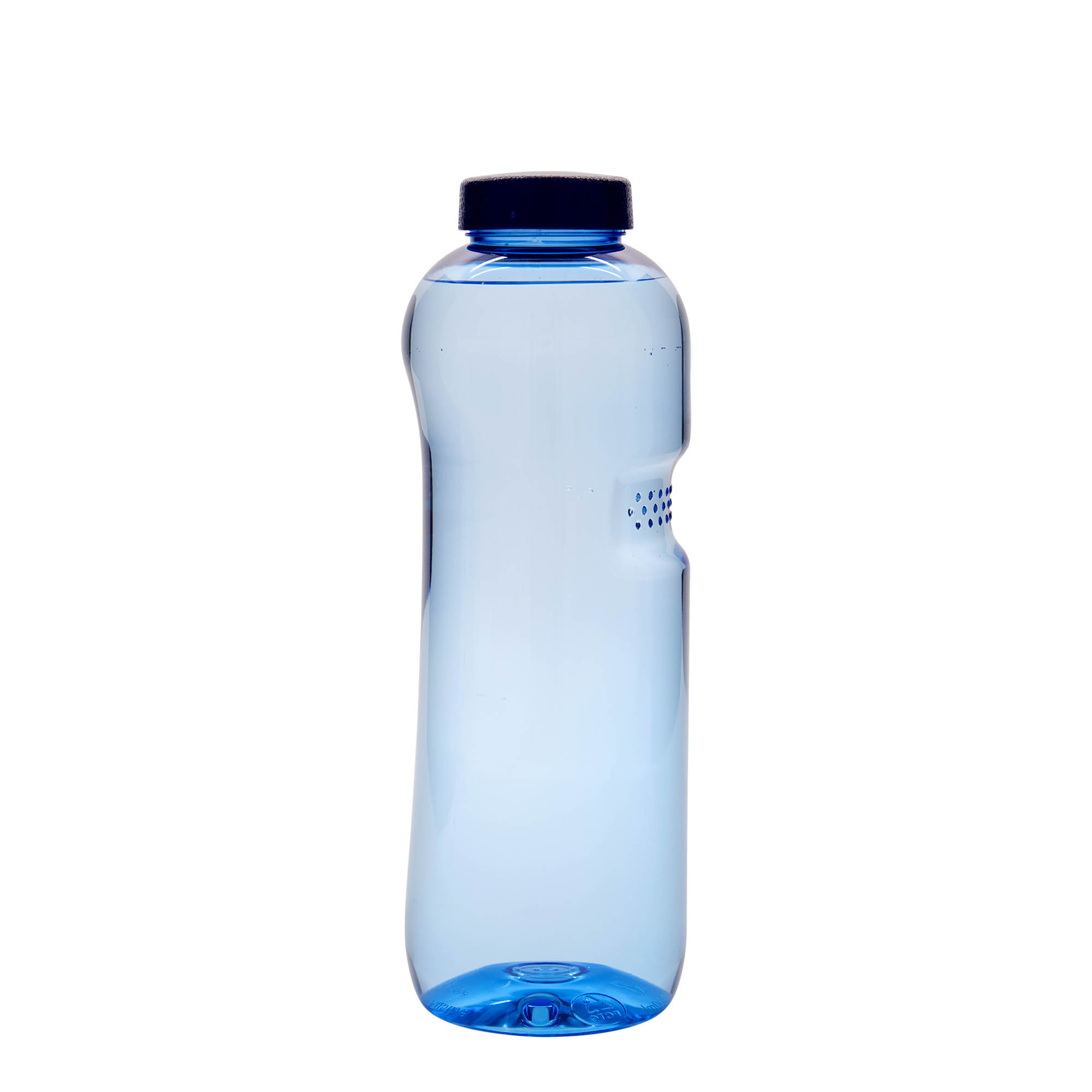 1.000 ml PET-Trinkflasche „Kavodrink“, Kunststoff, blau