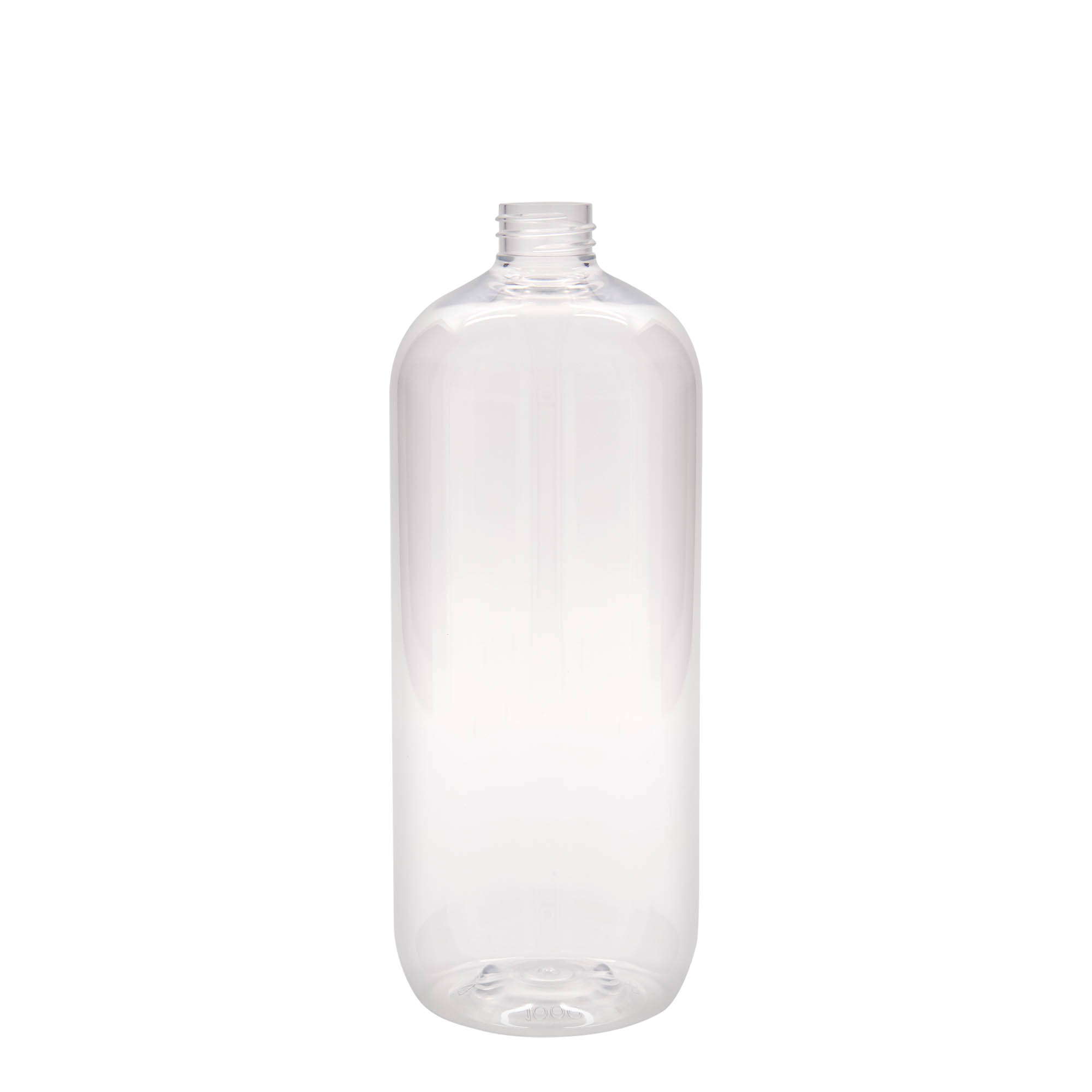 1.000 ml PET-Flasche 'Boston', Kunststoff, Mündung: 28/410 1.000 ml PET-Flasche 'Boston', Kunststoff, Mündung: 28/410