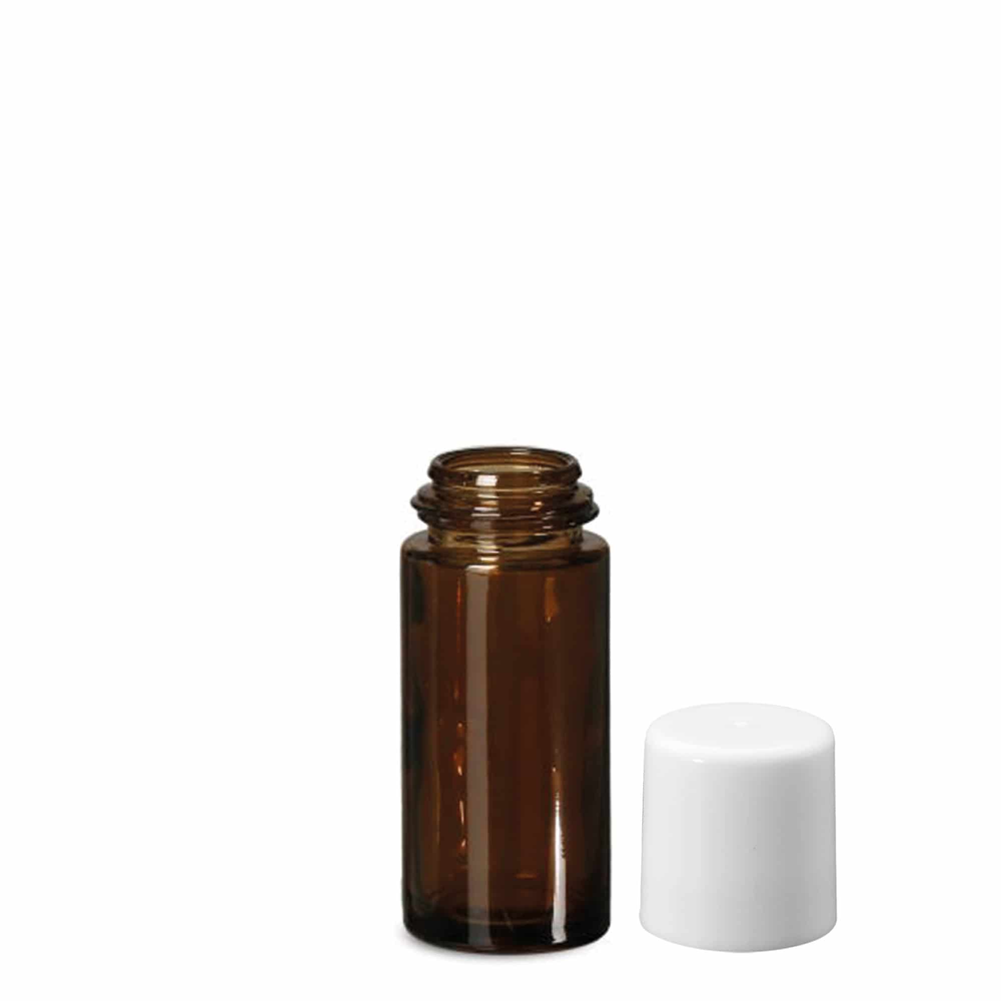 50 ml Roll-On-Flasche, Glas, braun, Mündung: Schraubverschluss 50 ml Roll-On-Flasche, Glas, braun, Mündung: Schraubverschluss