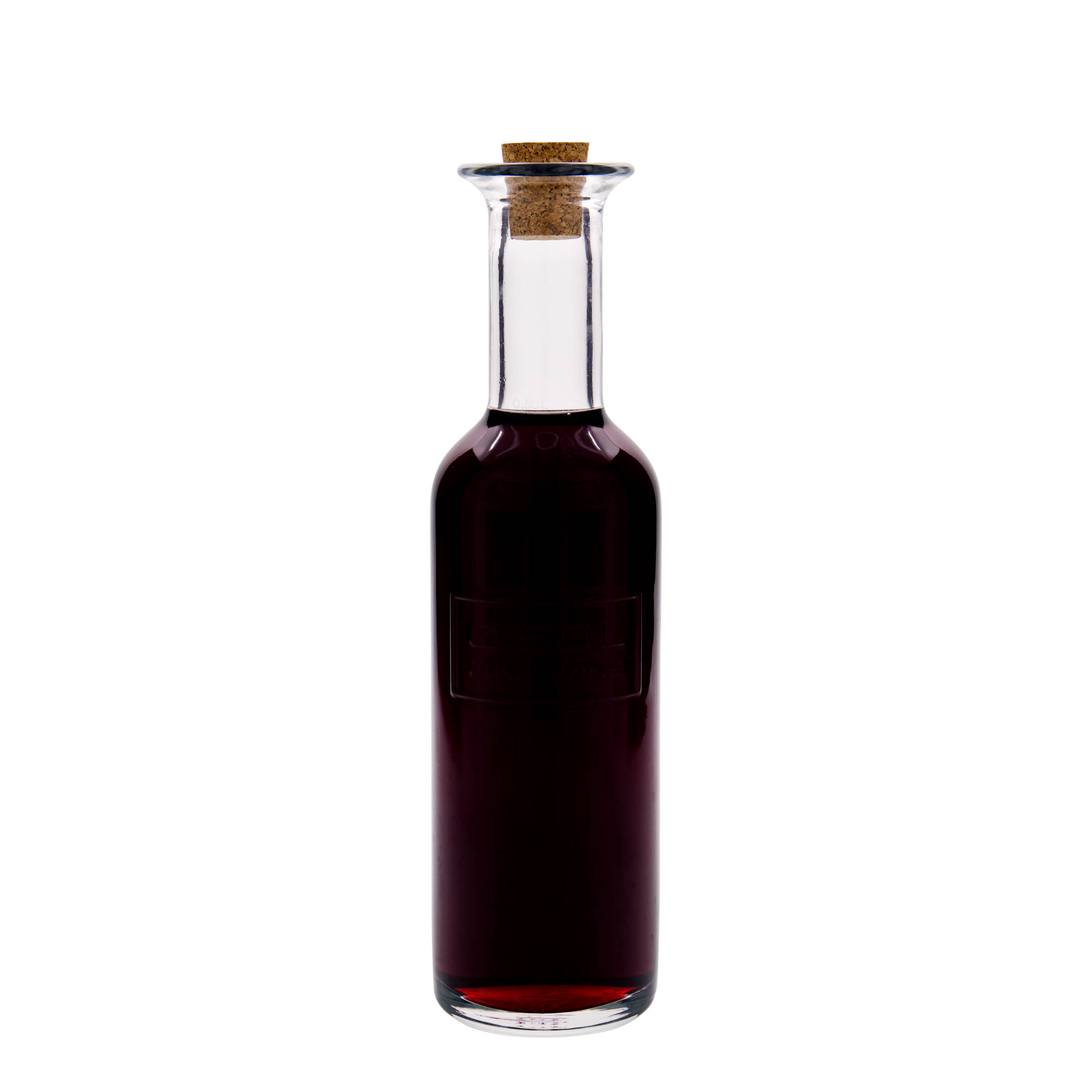 500 ml Glasflasche 'Optima Fine Wine', Mündung: Kork