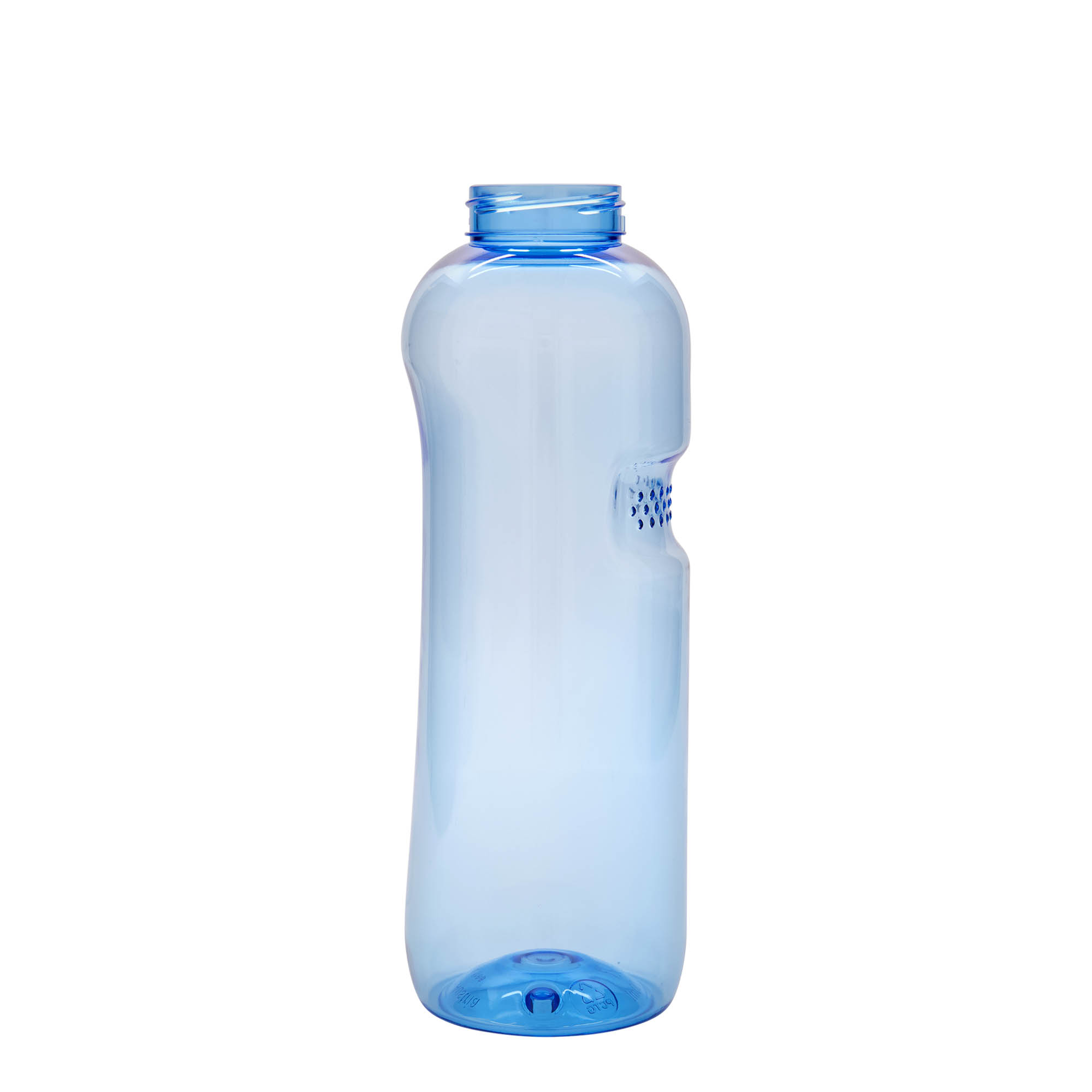 1.000 ml PET-Trinkflasche „Kavodrink“, Kunststoff, blau