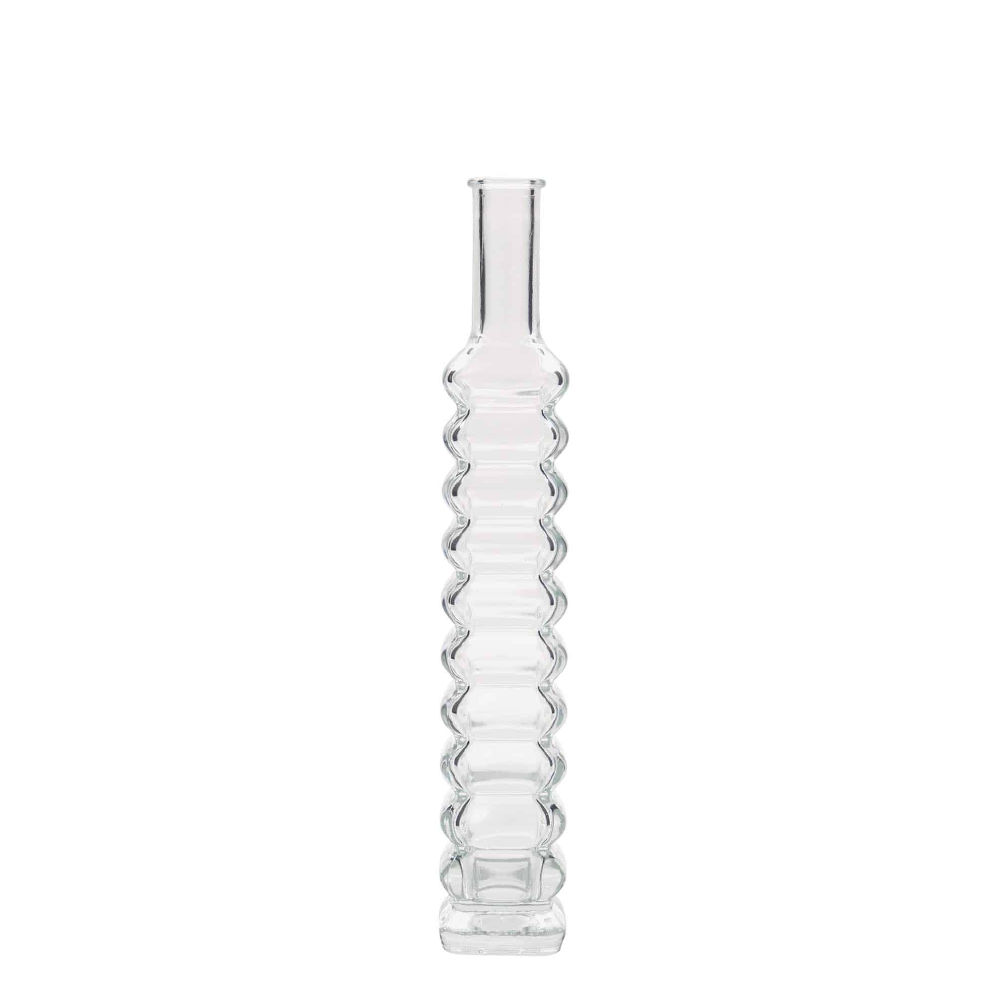 100 ml Glasflasche 'Roma', quadratisch, Mündung: Kork 100 ml Glasflasche 'Roma', quadratisch, Mündung: Kork