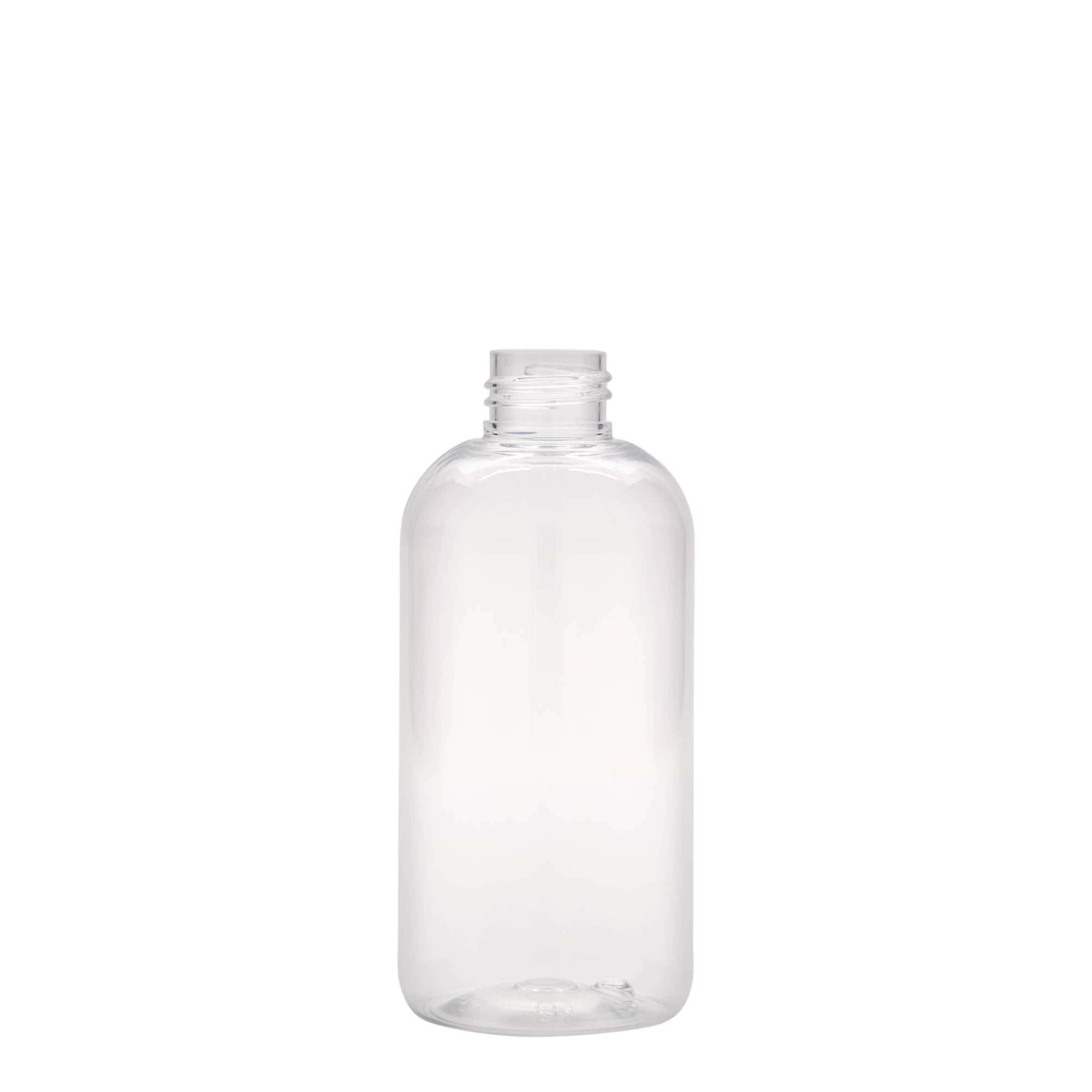 200 ml PET-Flasche „Boston“, Kunststoff, Mündung:  24/410