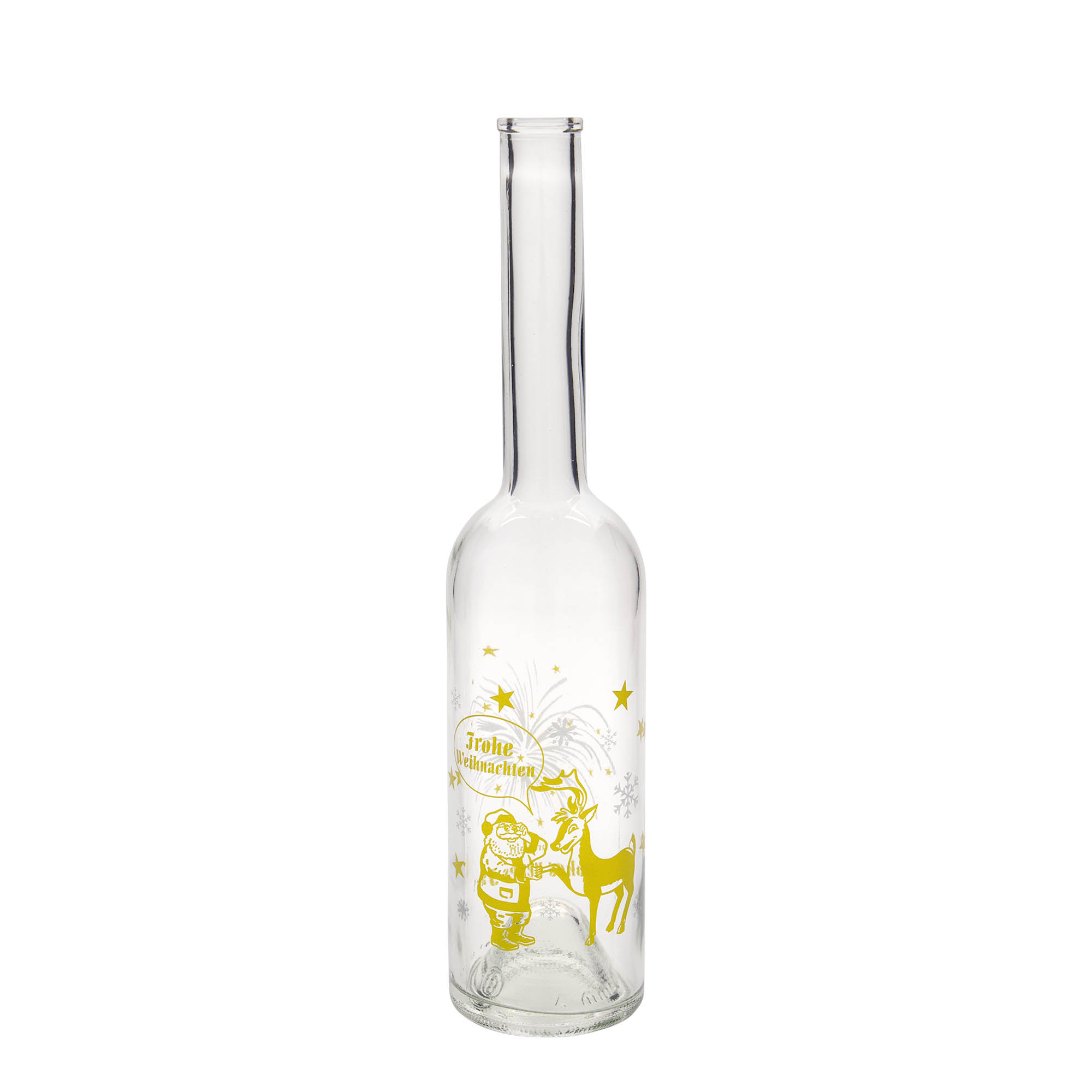 500 ml Glasflasche 'Opera', Motiv: Feuerwerk, Mündung: Kork 500 ml Glasflasche 'Opera', Motiv: Feuerwerk, Mündung: Kork