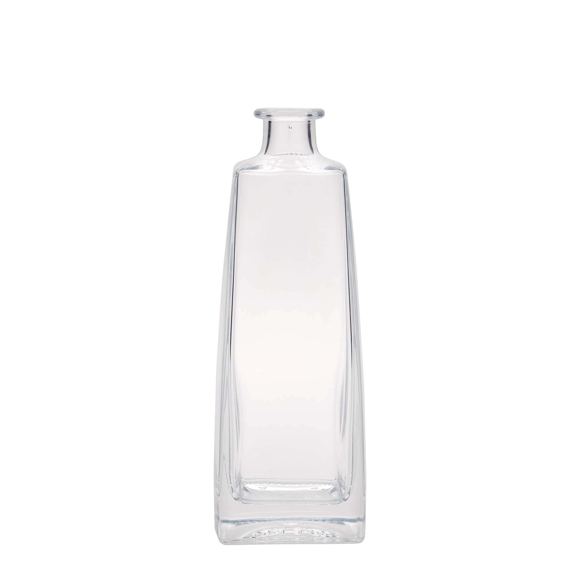 500 ml Glasflasche „Timmy“, rechteckig, Mündung: Kork