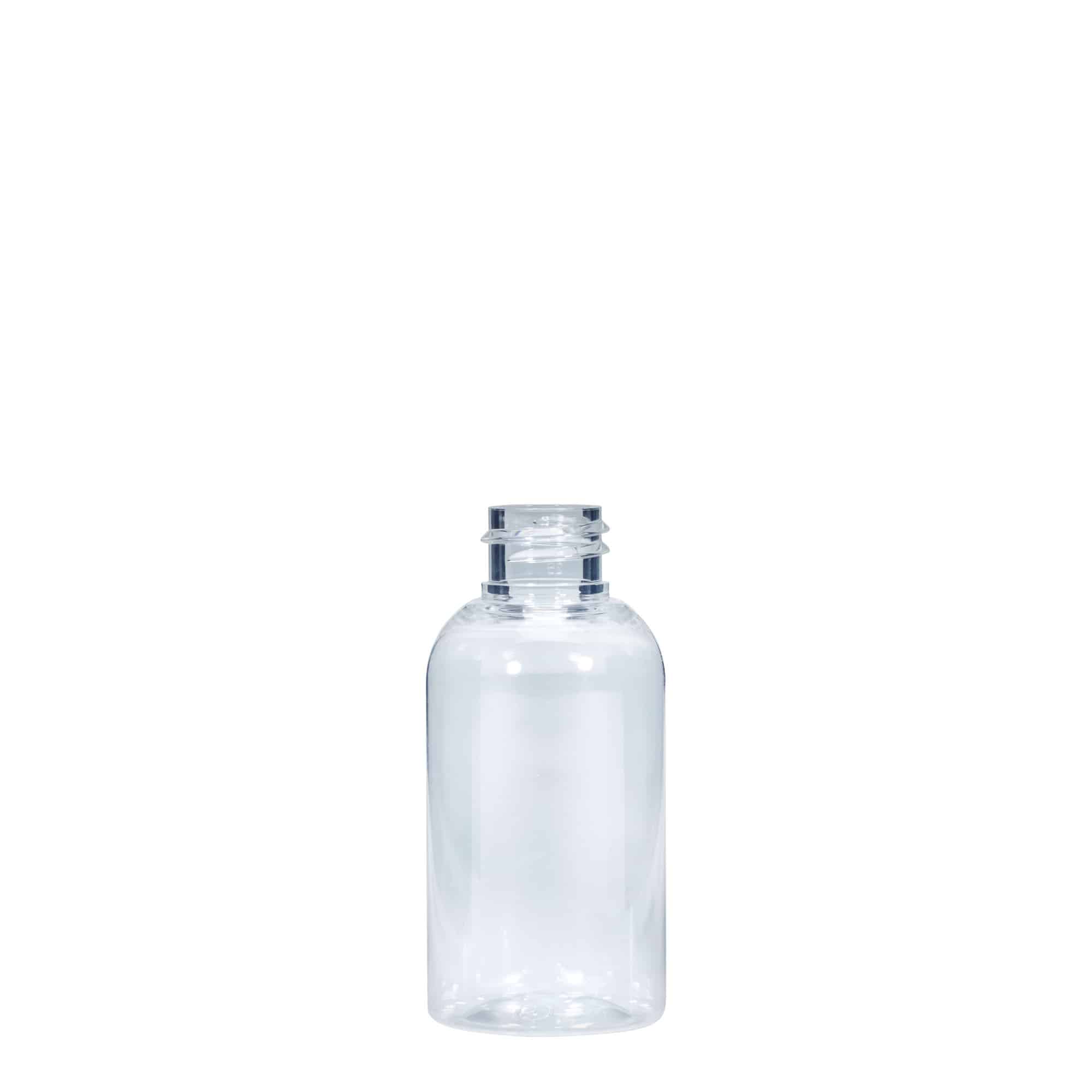 50 ml PET-Flasche „Boston“, Kunststoff, Mündung:  20/410