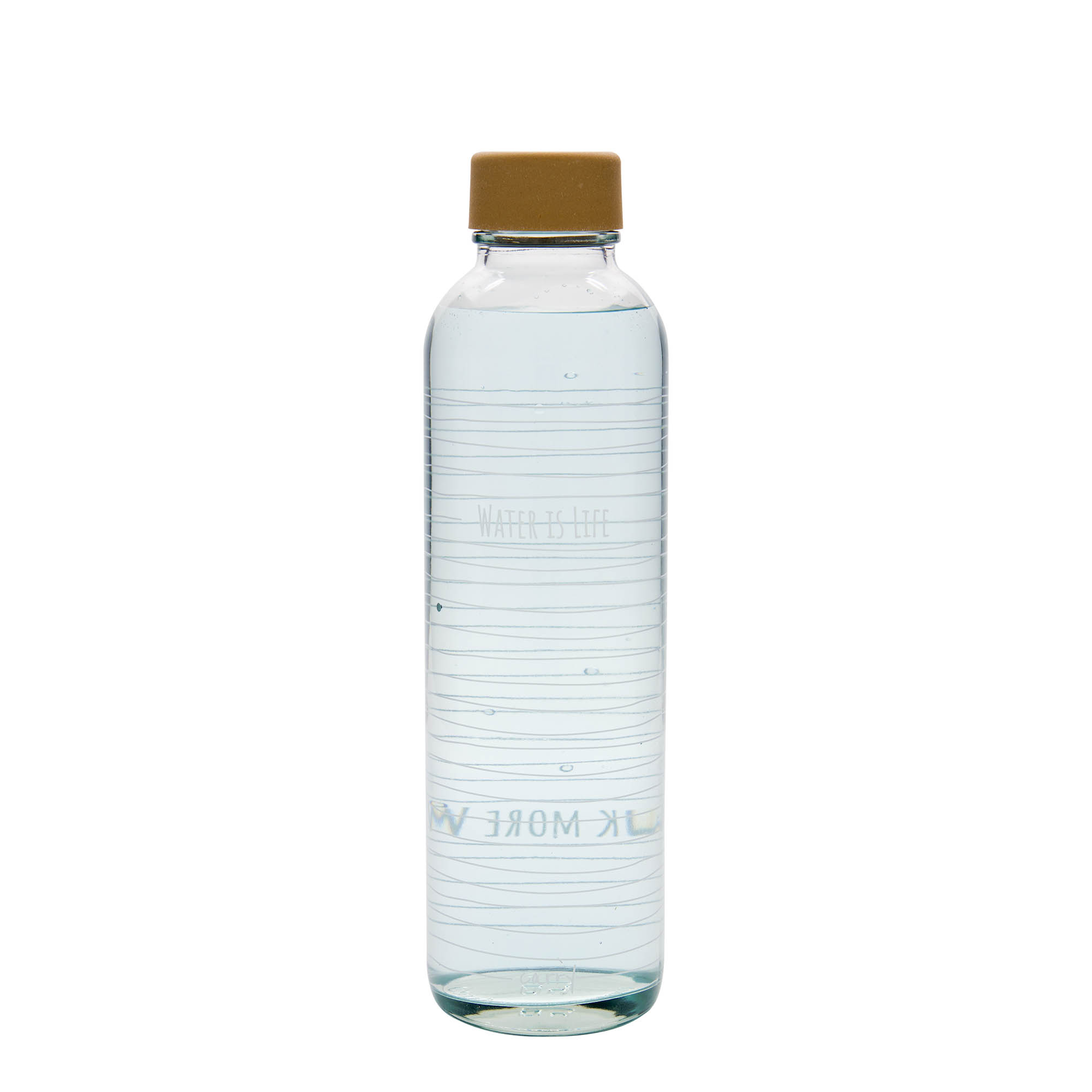 700 ml Trinkflasche CARRY Bottle „Water is Life“, Mündung: Schraubverschluss