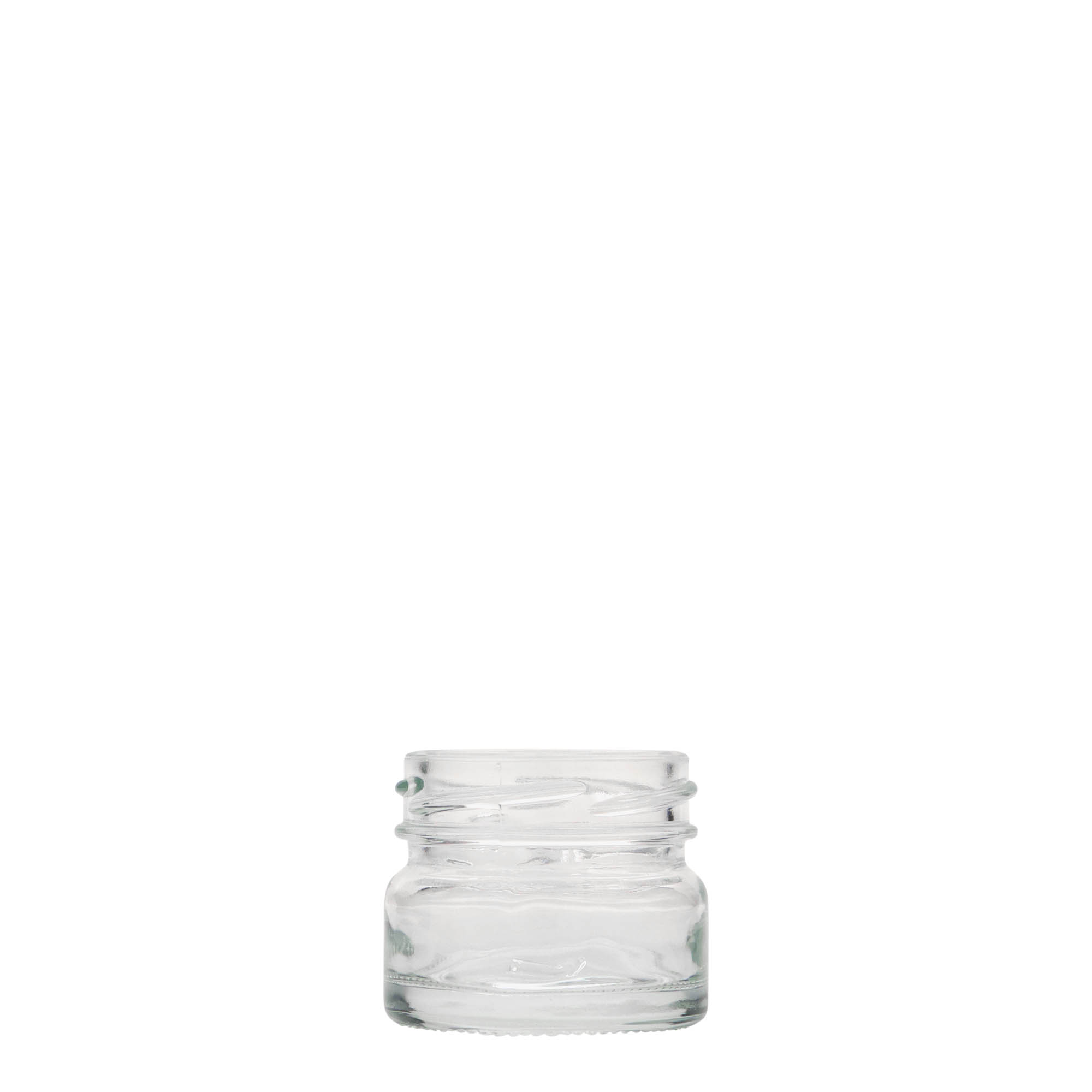 30 ml flaches Rundglas, Mündung: Twist-Off (TO 43) 30 ml flaches Rundglas, Mündung: Twist-Off (TO 43)