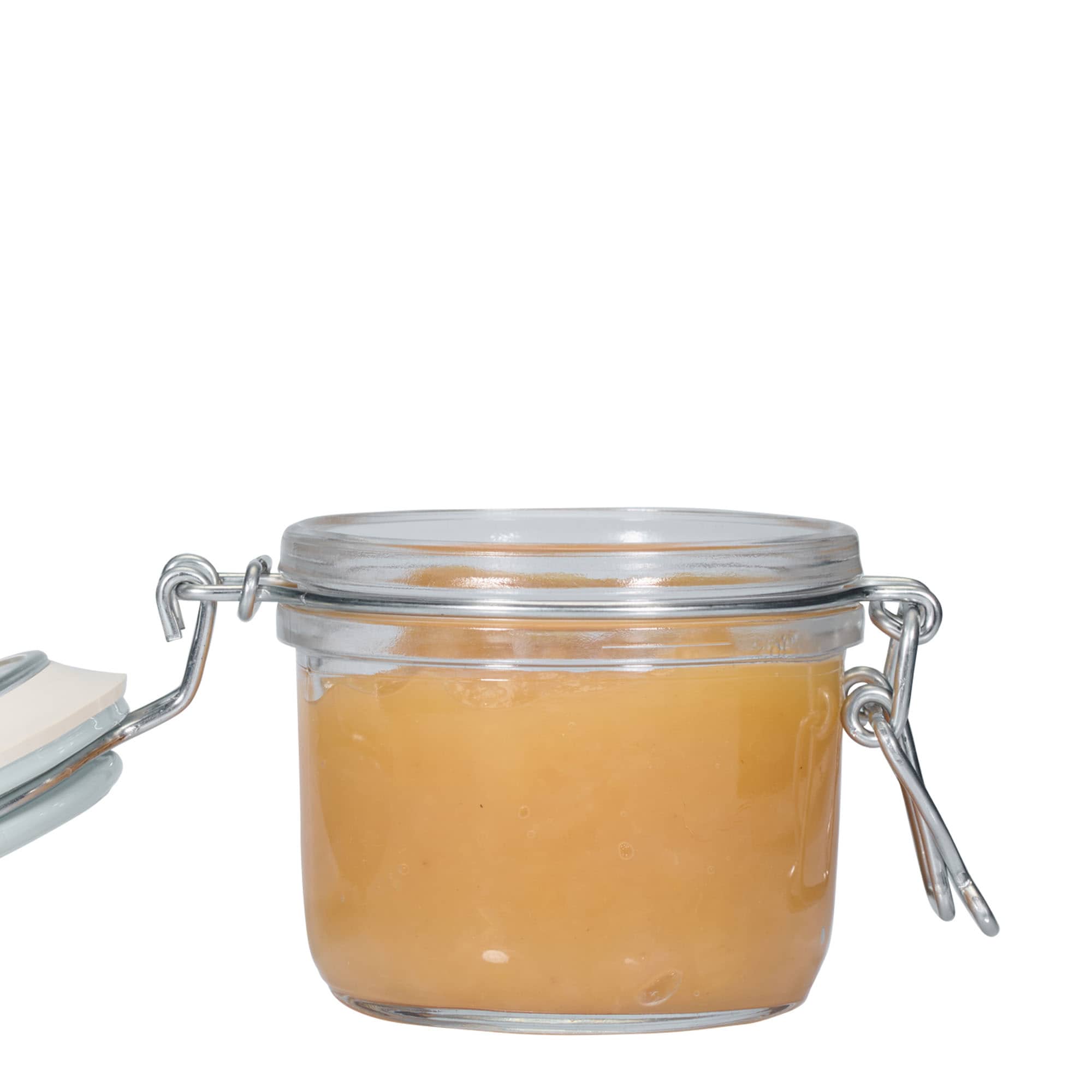 200 ml Drahtbügelglas 'Fido', blau, Mündung: Drahtbügelverschluss