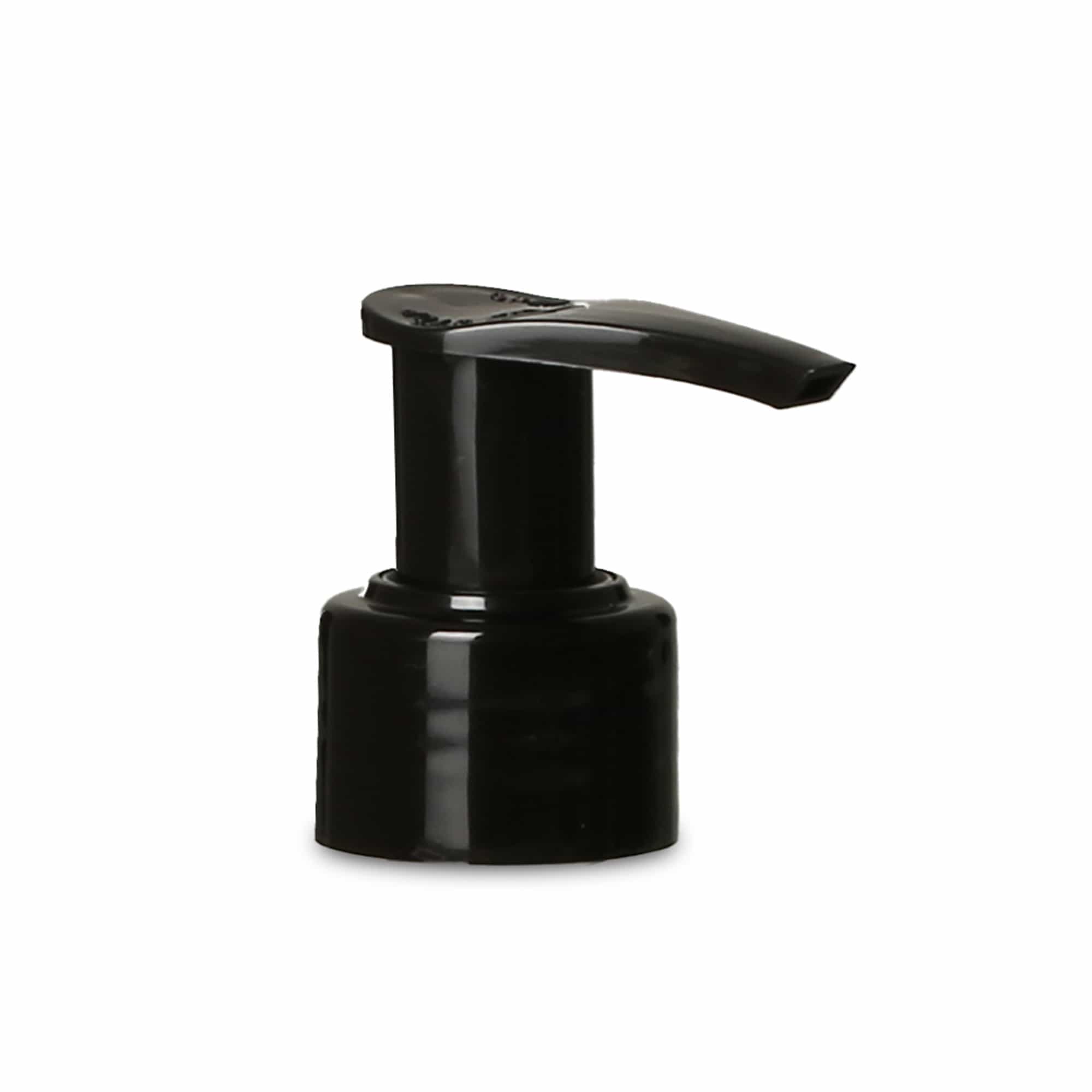 Schraubverschluss Dispenserpumpe, PP-Kunststoff, schwarz, für Mündung: PP 28