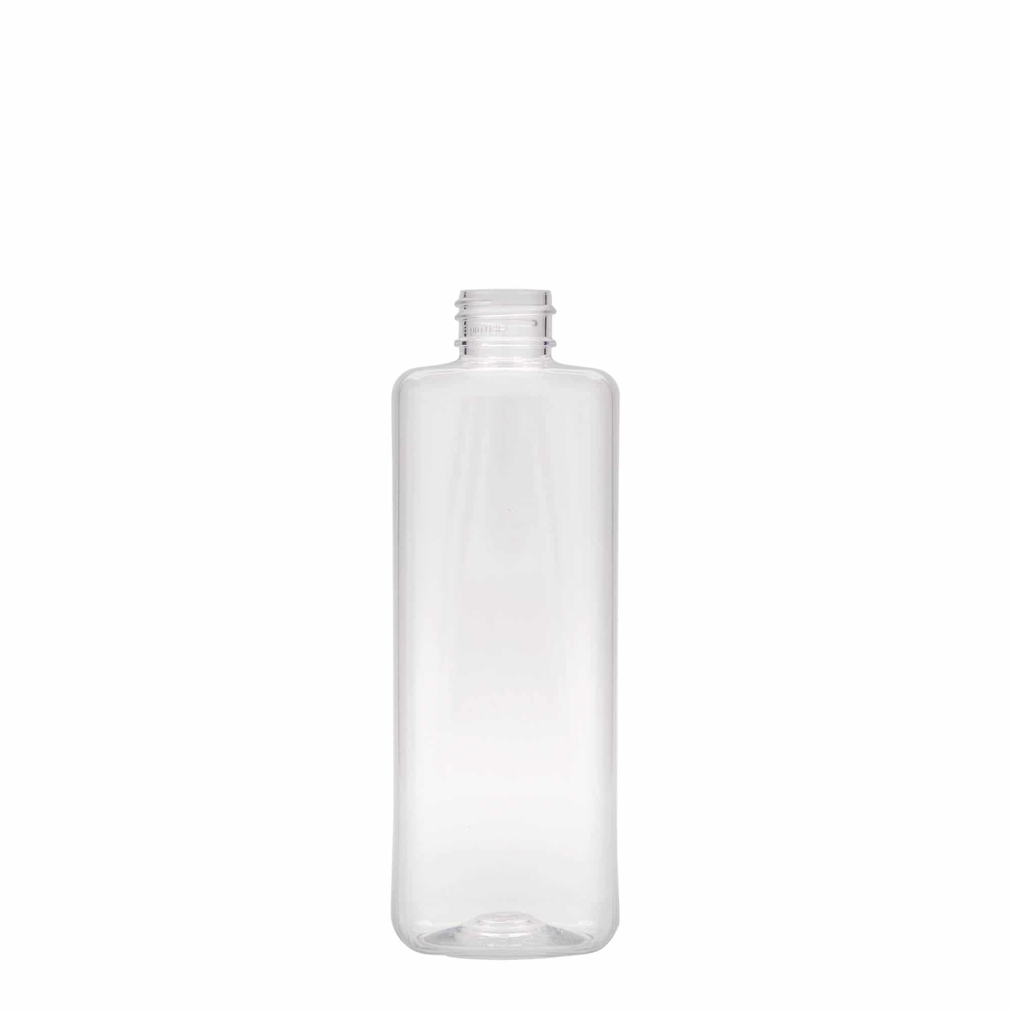 300 ml PET-Flasche 'Karl', quadratisch, Kunststoff, Mündung: 24/410