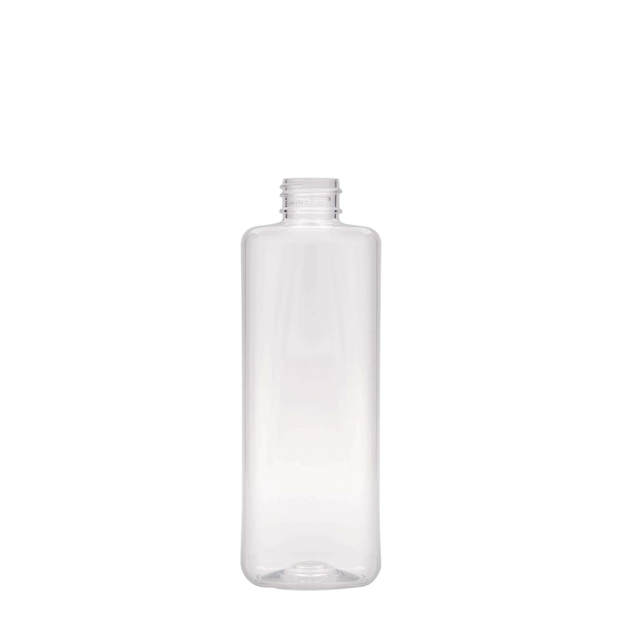 300 ml PET-Flasche 'Karl', quadratisch, Kunststoff, Mündung: 24/410