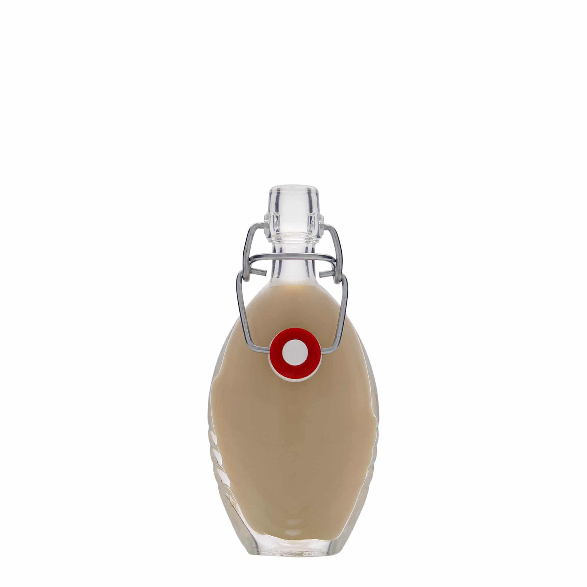 40 ml Glasflasche „Florence“, oval, Mündung: Bügelverschluss