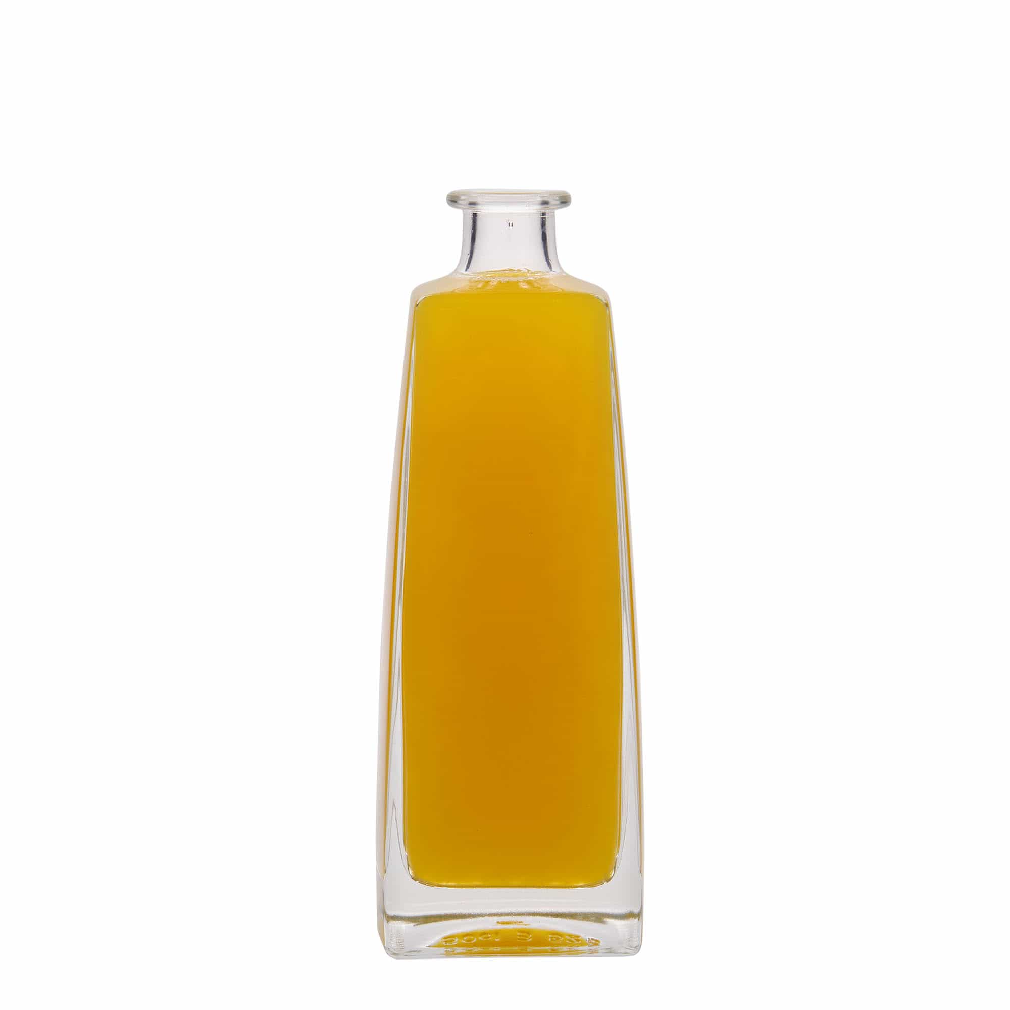 500 ml Glasflasche „Timmy“, rechteckig, Mündung: Kork