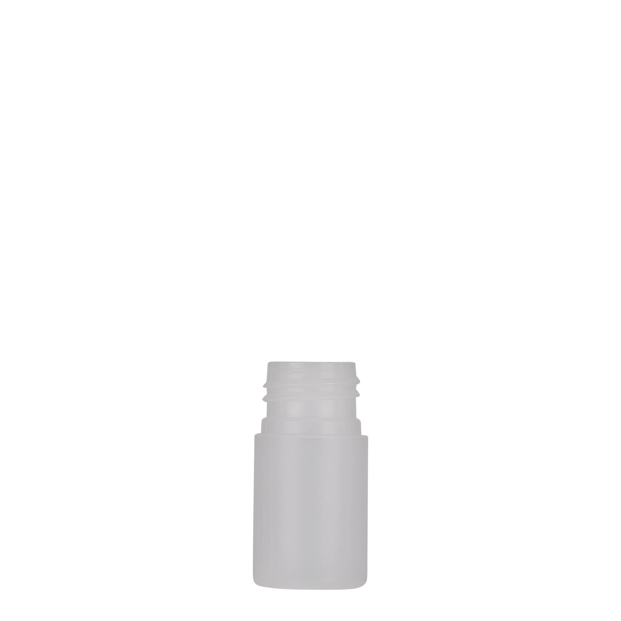 15 ml Kunststoffflasche 'Tuffy', HDPE, natur, Mündung: 24/410