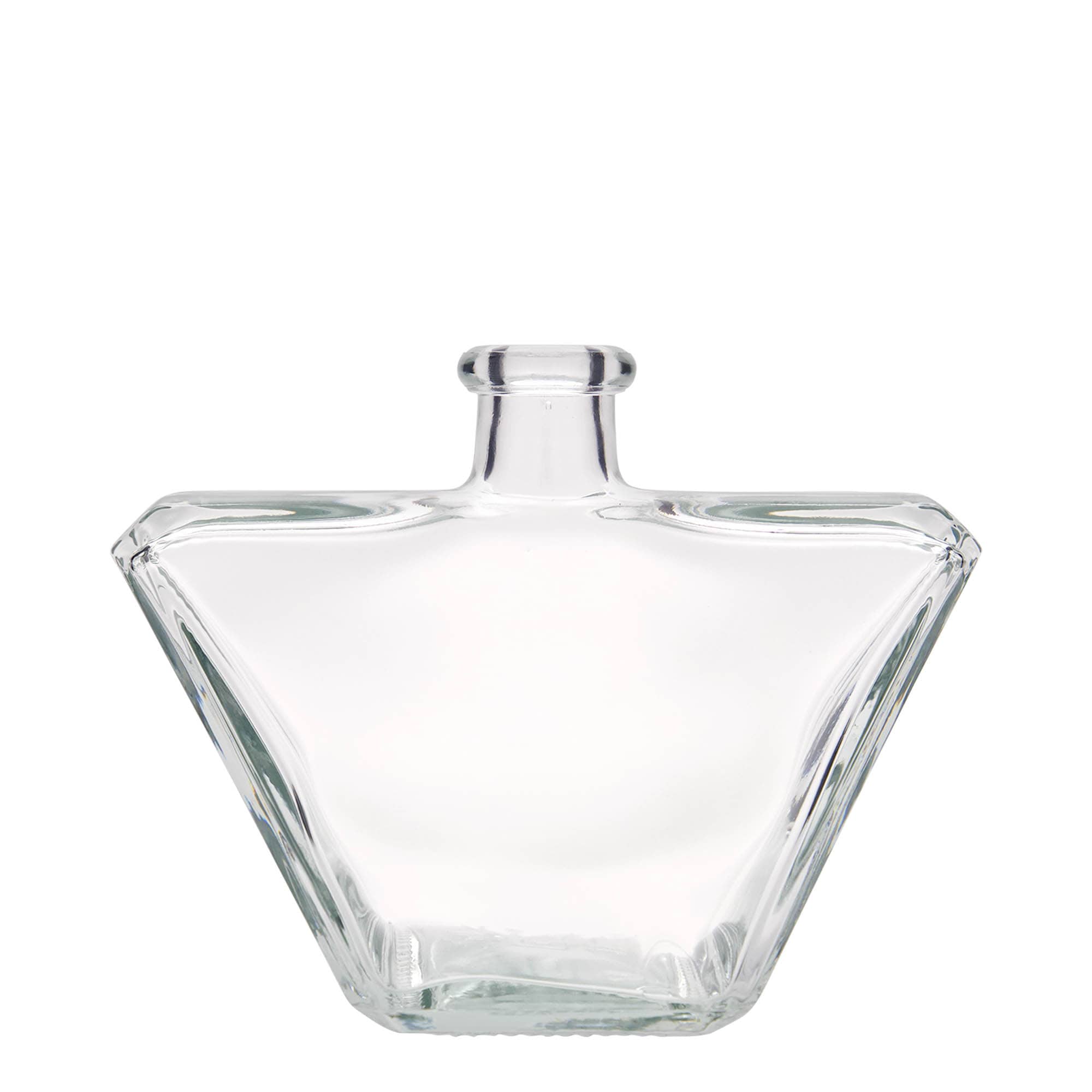 500 ml Glasflasche „Charly“, rechteckig, Mündung: Kork
