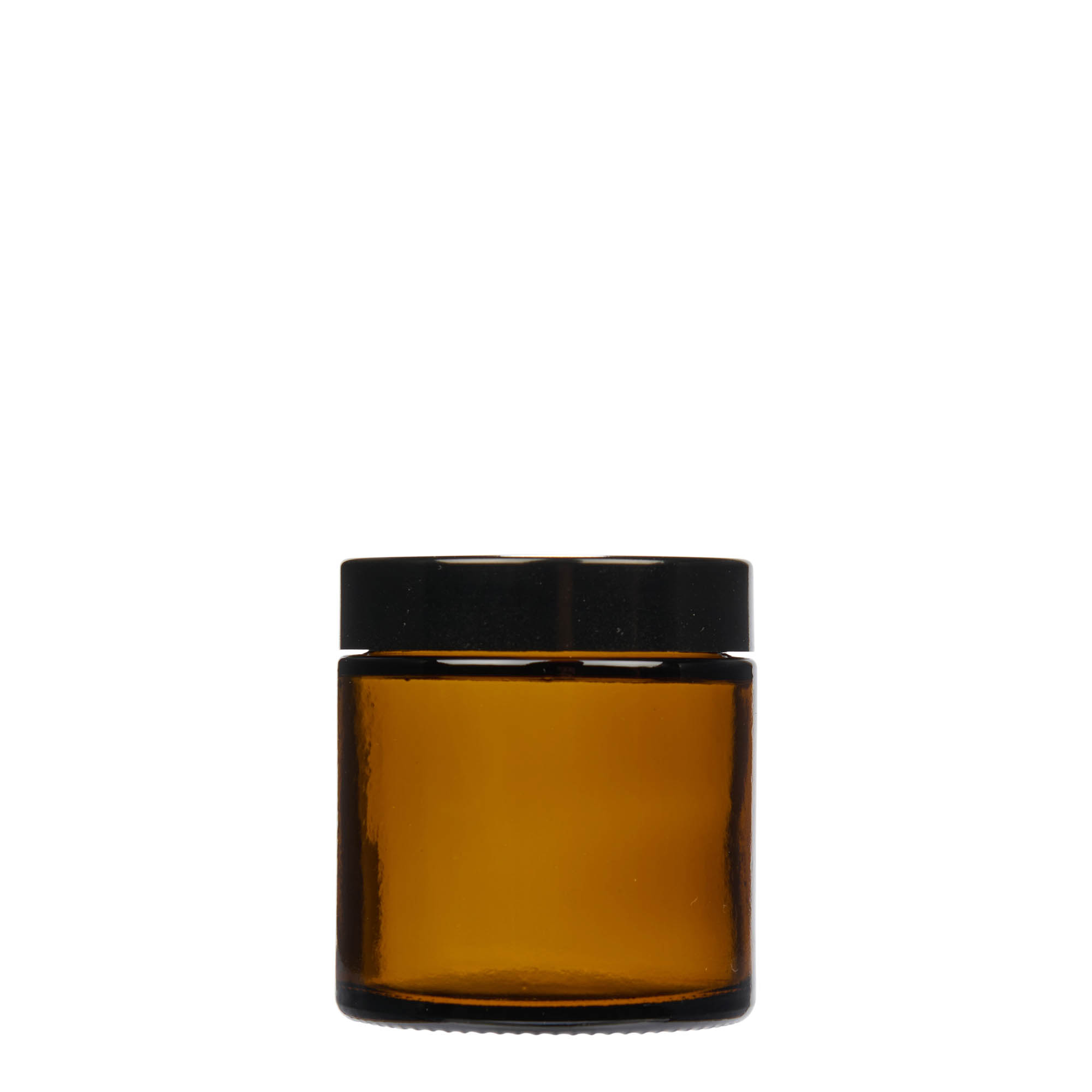 120 ml Tiegel „Brown Line“, Glas, braun, Mündung: Schraubverschluss