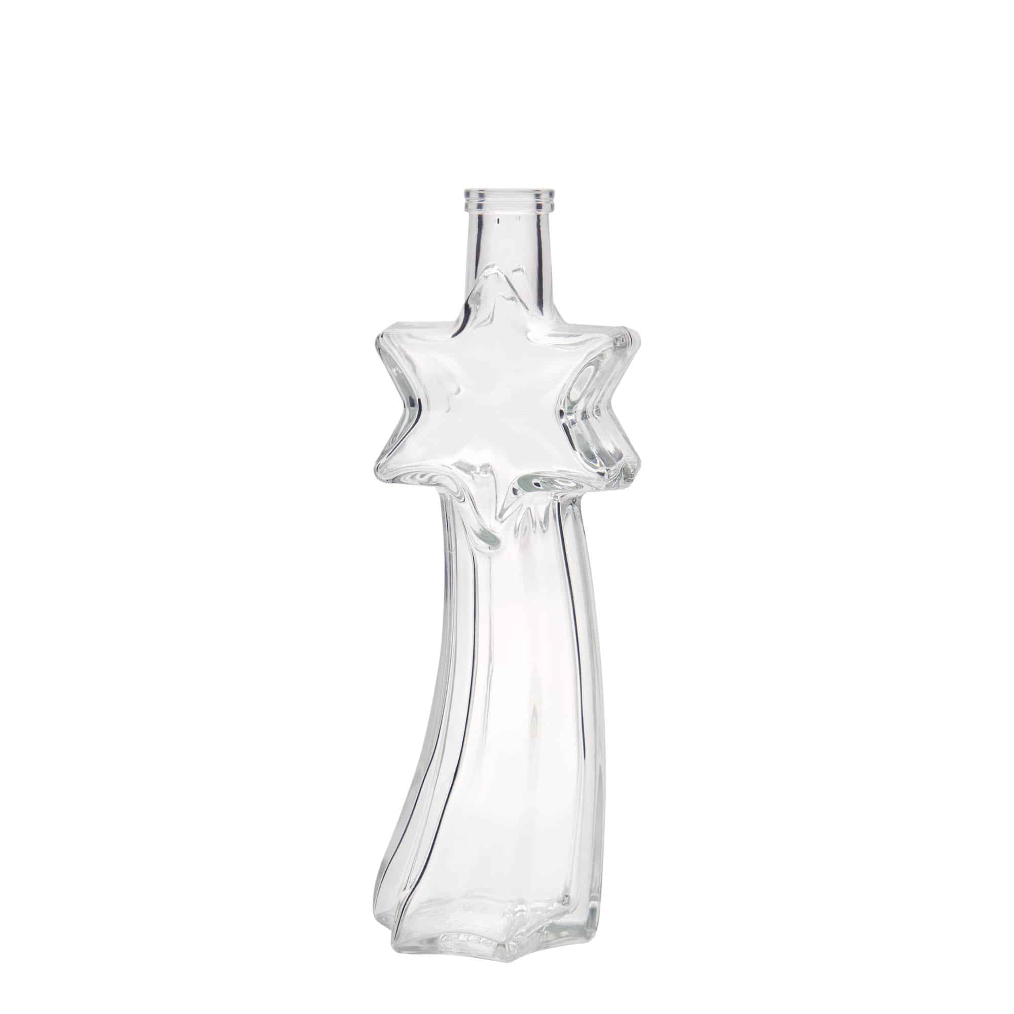 200 ml Glasflasche 'Sternschnuppe', Mündung: Kork 200 ml Glasflasche 'Sternschnuppe', Mündung: Kork