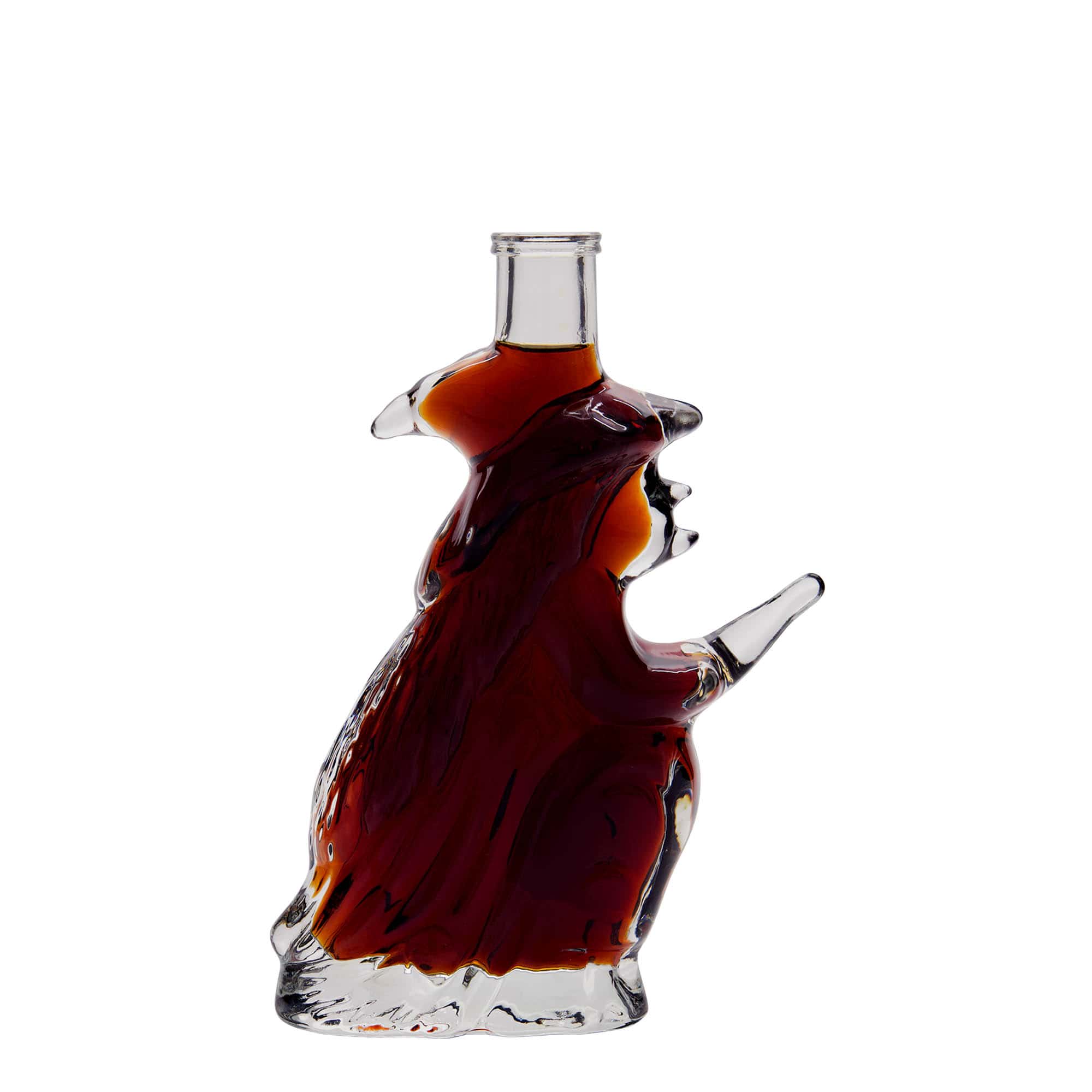 200 ml Glasflasche „Hexe“, Mündung: Kork