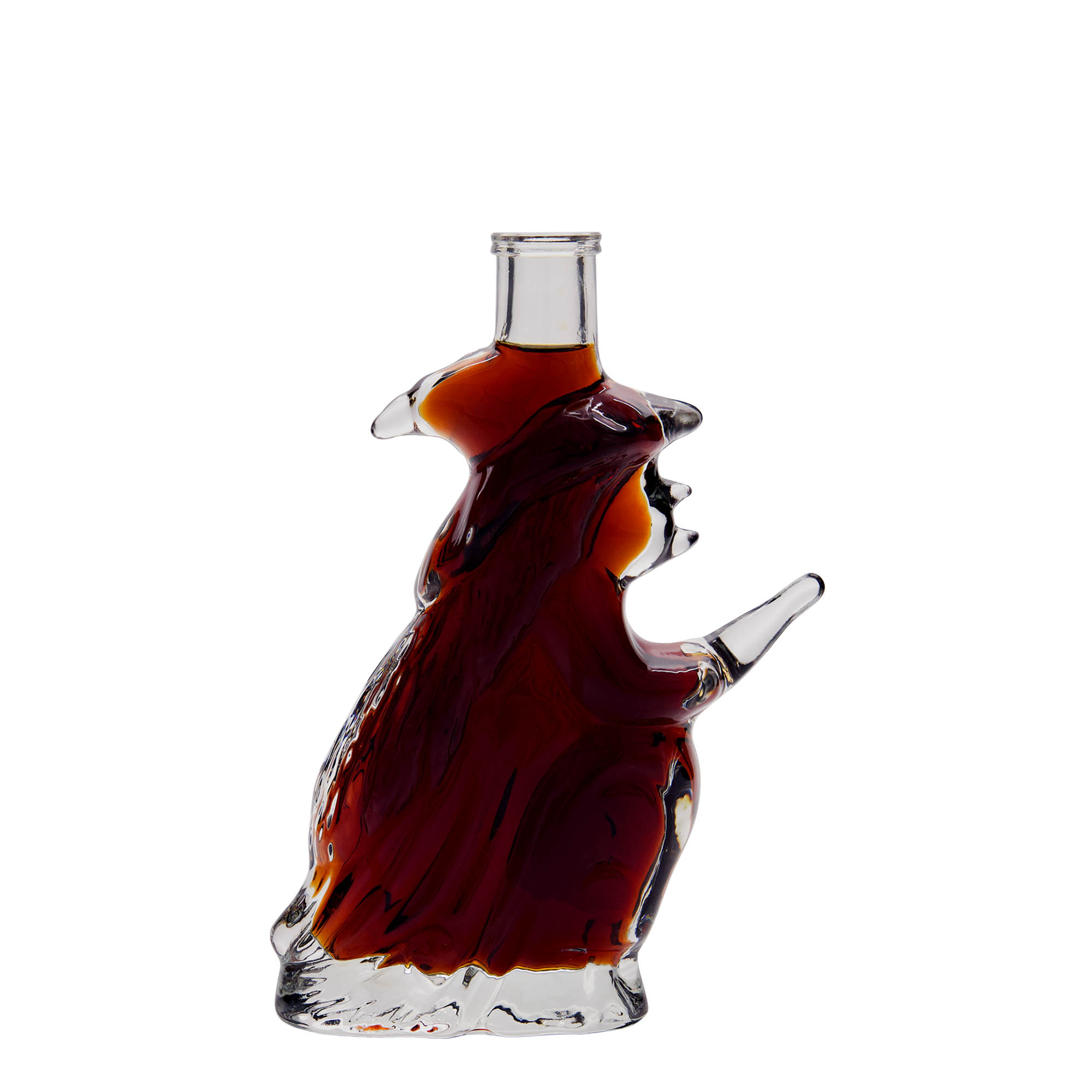 200 ml Glasflasche „Hexe“, Mündung: Kork