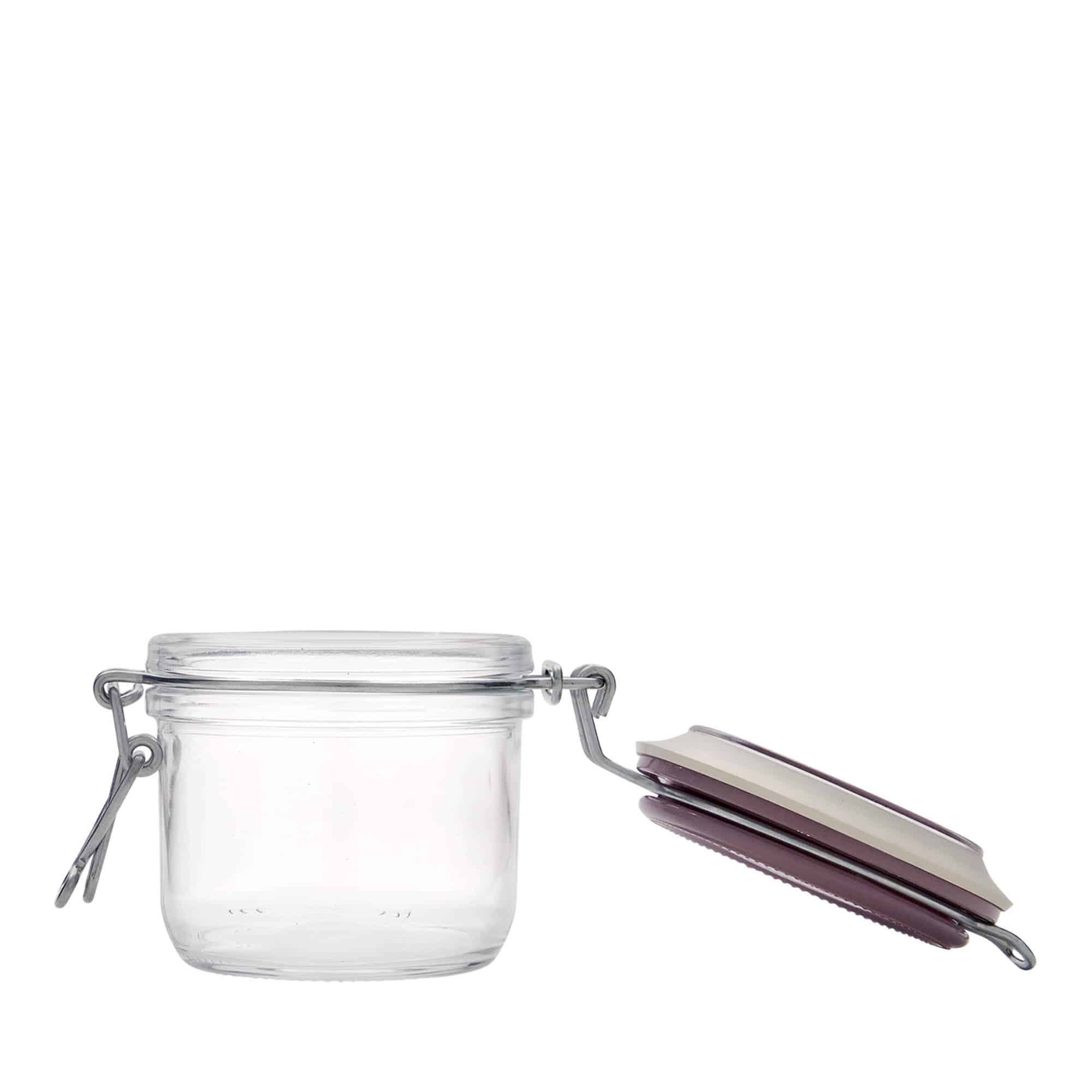 200 ml Drahtbügelglas 'Fido', violett, Mündung: Drahtbügelverschluss 200 ml Drahtbügelglas 'Fido', violett, Mündung: Drahtbügelverschluss