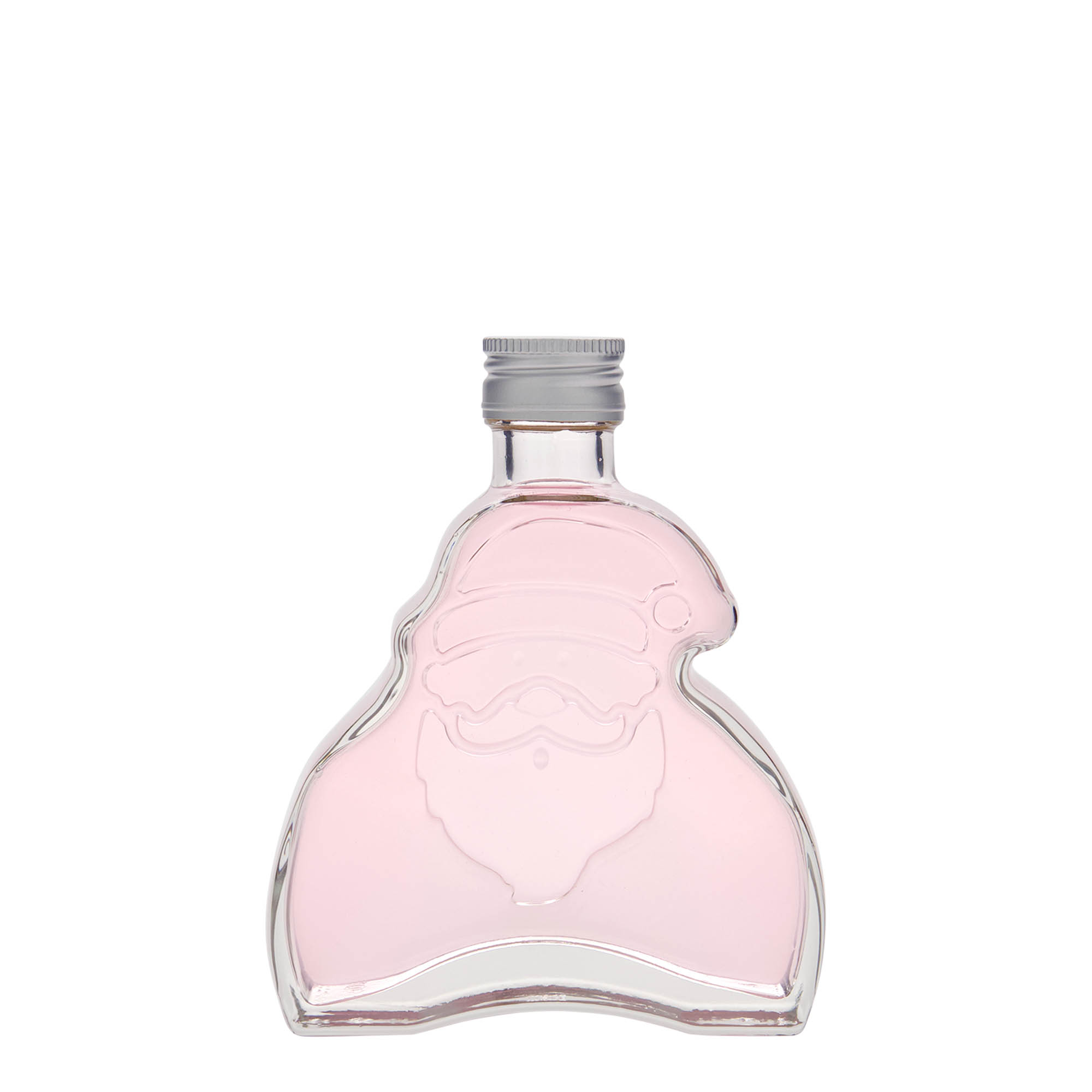 200 ml Glasflasche 'Santa Claus', Mündung: PP 28