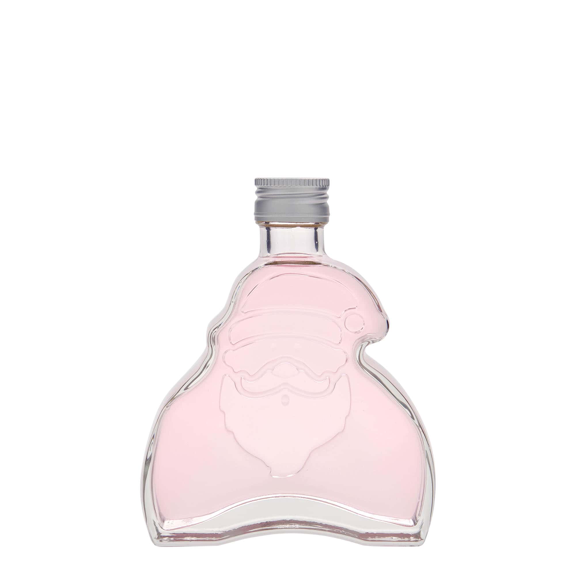 200 ml Glasflasche „Santa Claus“, Mündung: PP 28