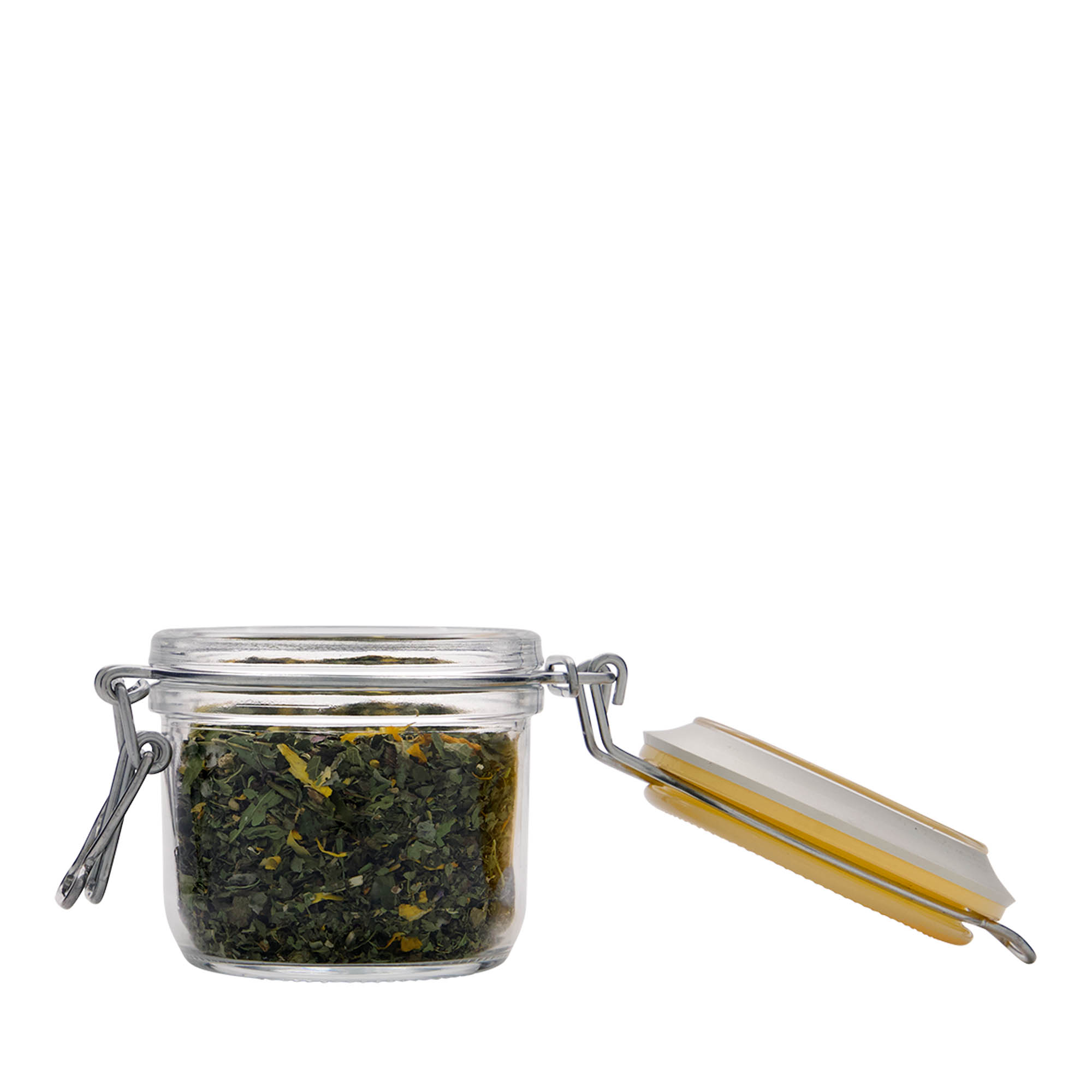 200 ml Drahtbügelglas 'Fido', gelb, Mündung: Drahtbügelverschluss 200 ml Drahtbügelglas 'Fido', gelb, Mündung: Drahtbügelverschluss