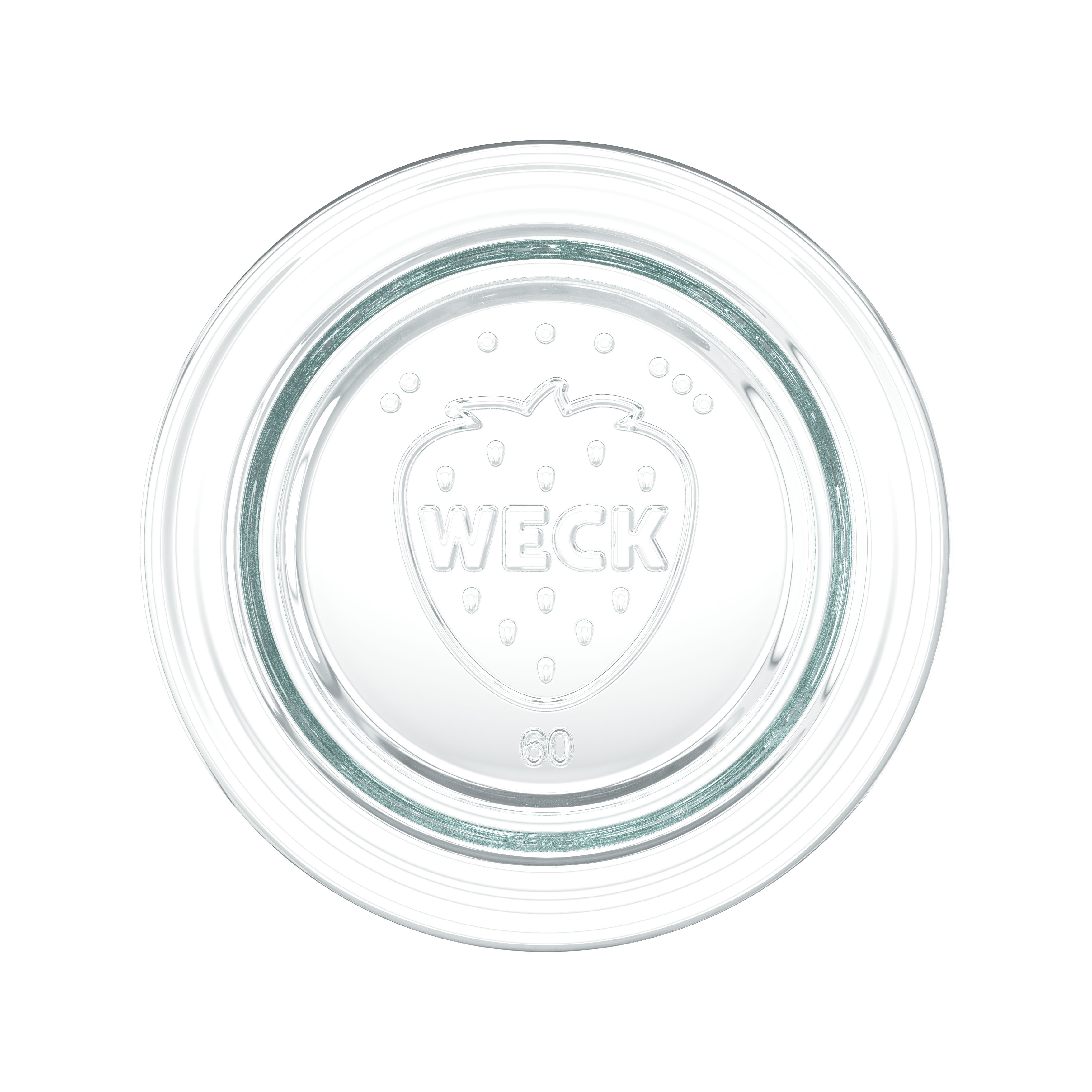 12x 80 ml WECK-Sturzglas mit Glasdeckel RR 60
