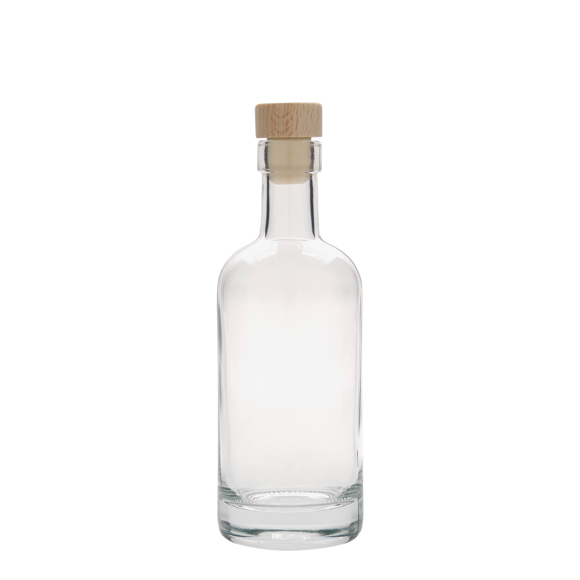 250 ml Glasflasche „Linea Uno“, Mündung: Kork