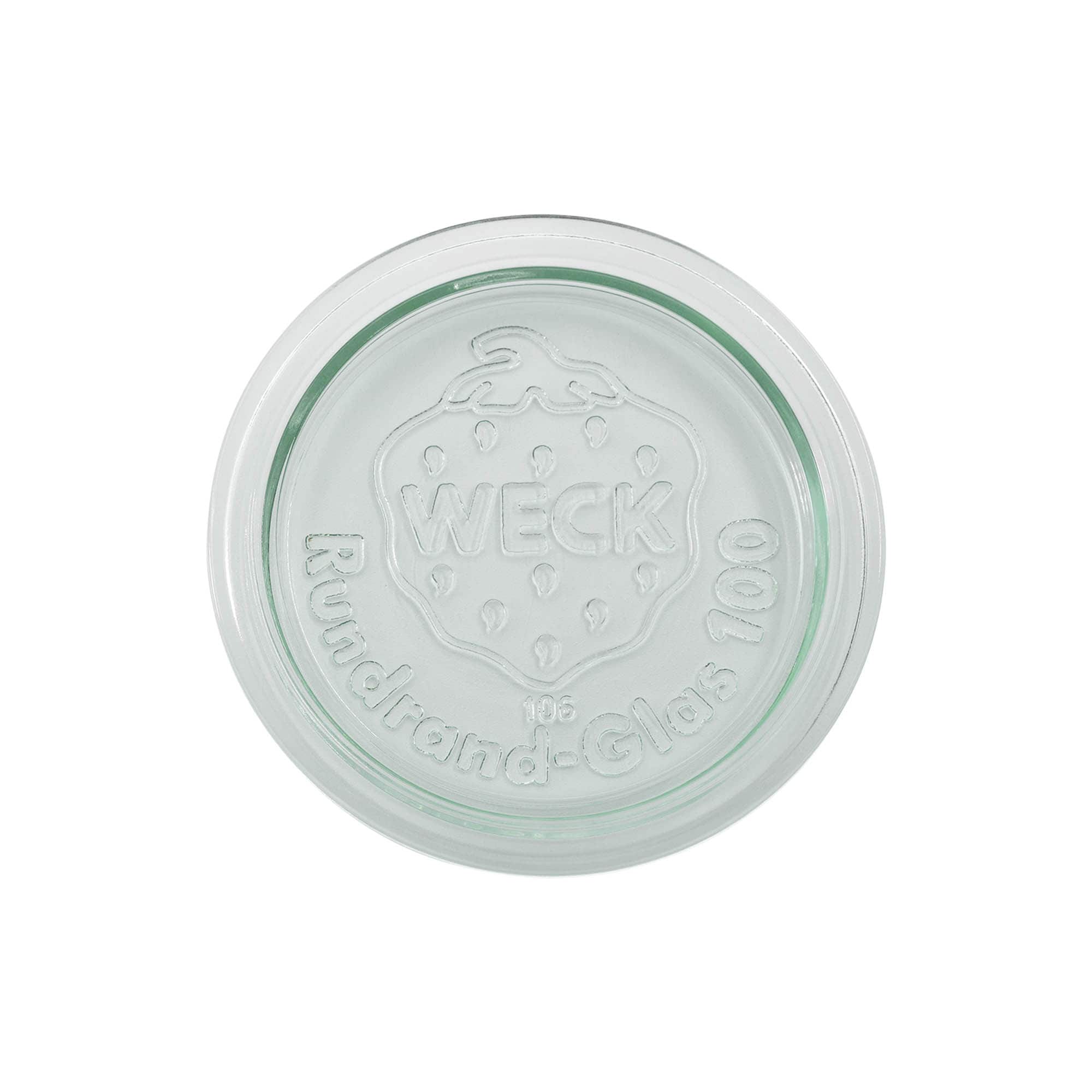 WECK-Glasdeckel Rundrand, für Mündung: RR100