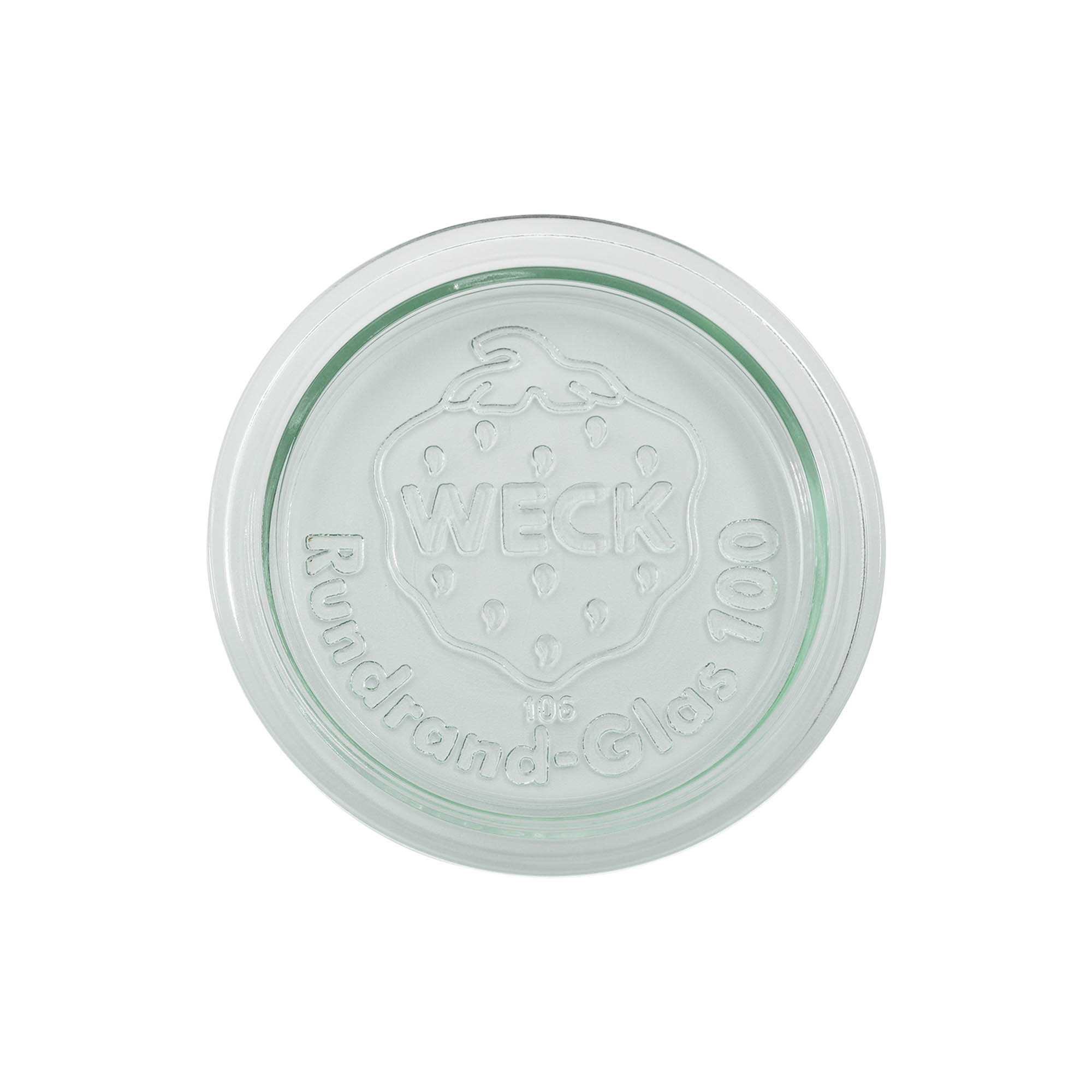 WECK-Glasdeckel Rundrand, für Mündung: RR100 WECK-Glasdeckel Rundrand, für Mündung: RR100