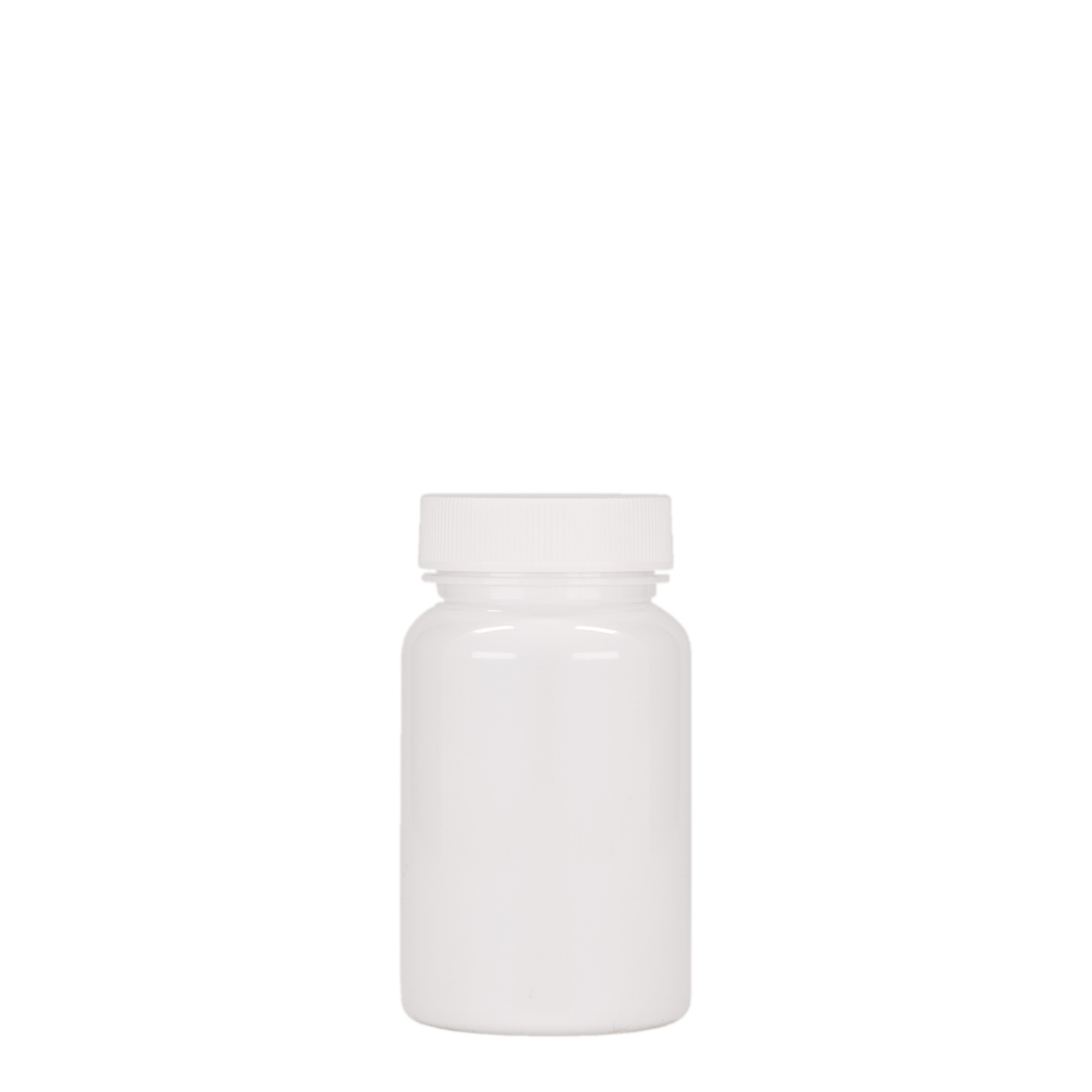 75 ml PET-Packer, Kunststoff, weiß, Mündung: 38/400