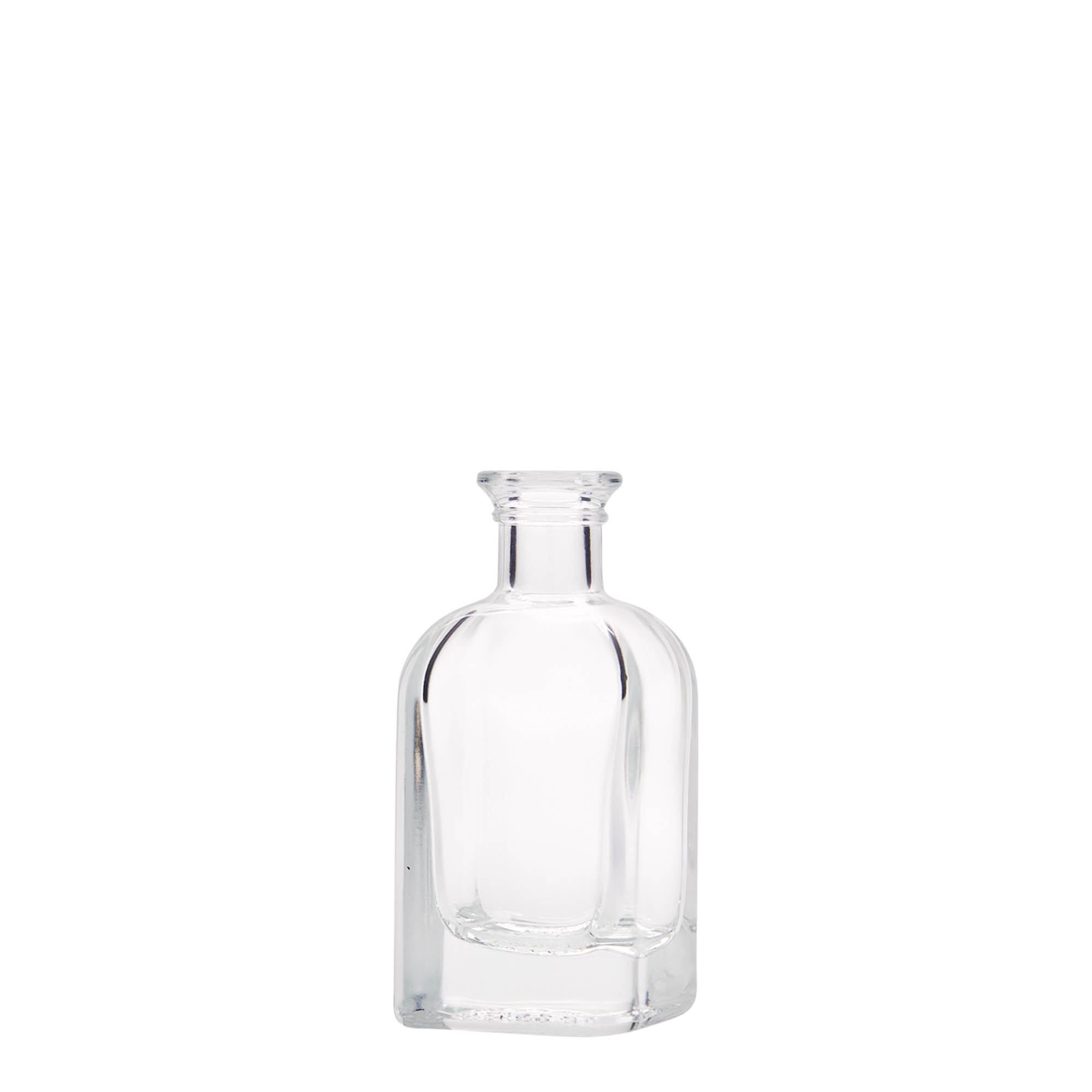 40 ml Glasflasche Apotheker Carré, quadratisch, Mündung: Kork