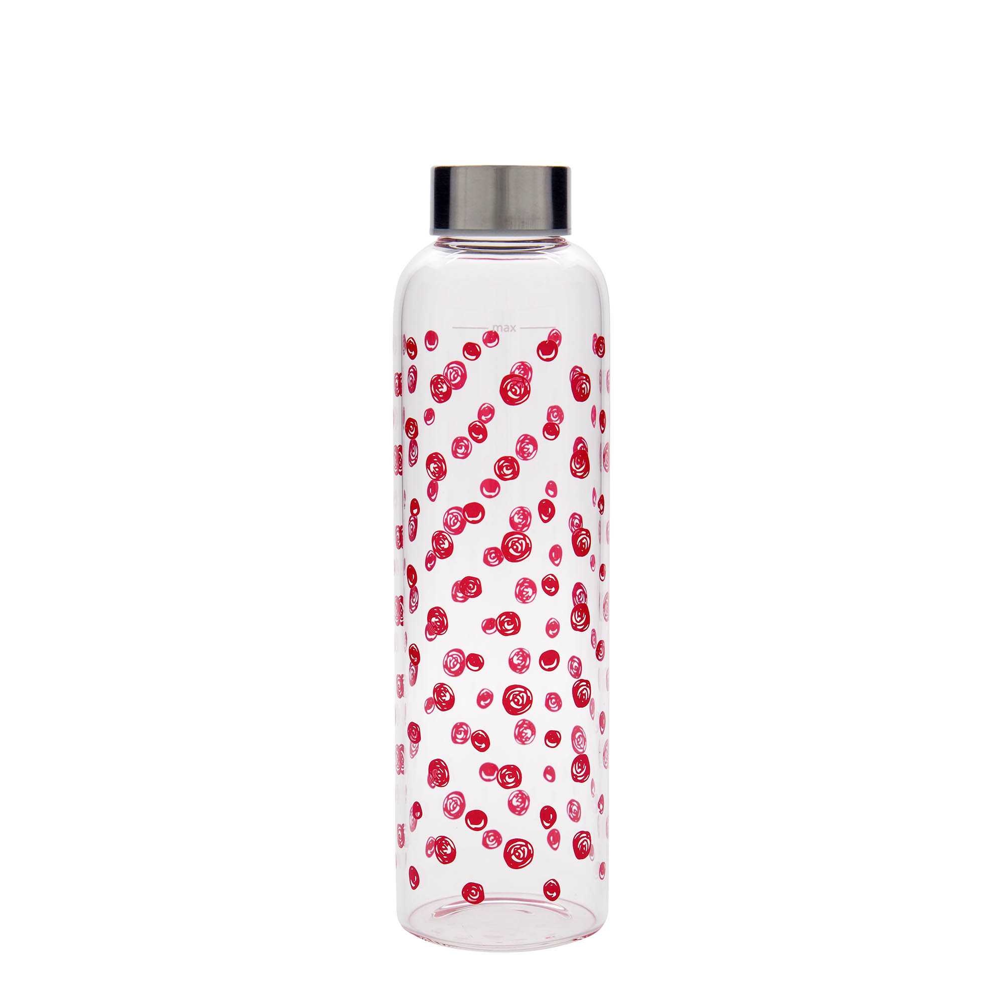 500 ml Trinkflasche 'Perseus - Rote Punkte', Mündung: Schraubverschluss 500 ml Trinkflasche 'Perseus - Rote Punkte', Mündung: Schraubverschluss