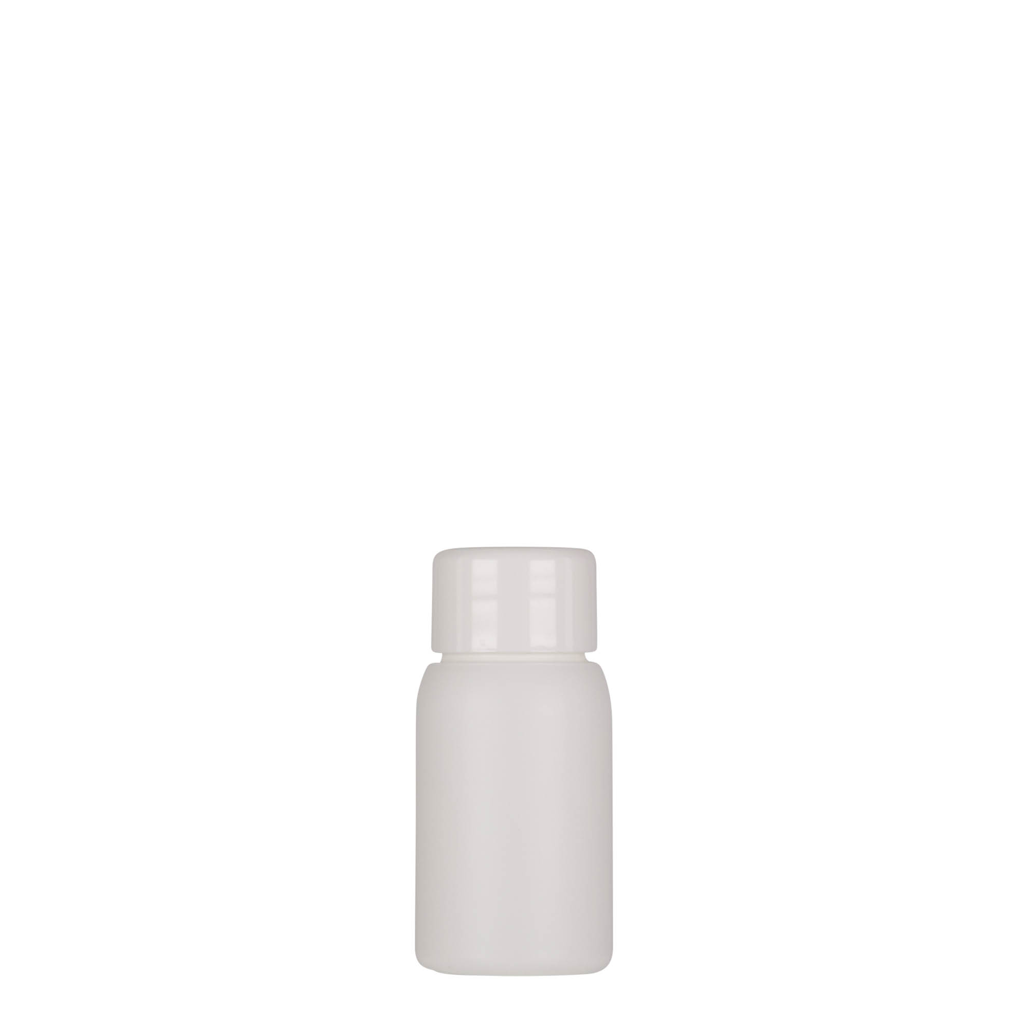 30 ml Kunststoffflasche „Tuffy“, HDPE, weiß, Mündung:  24/410