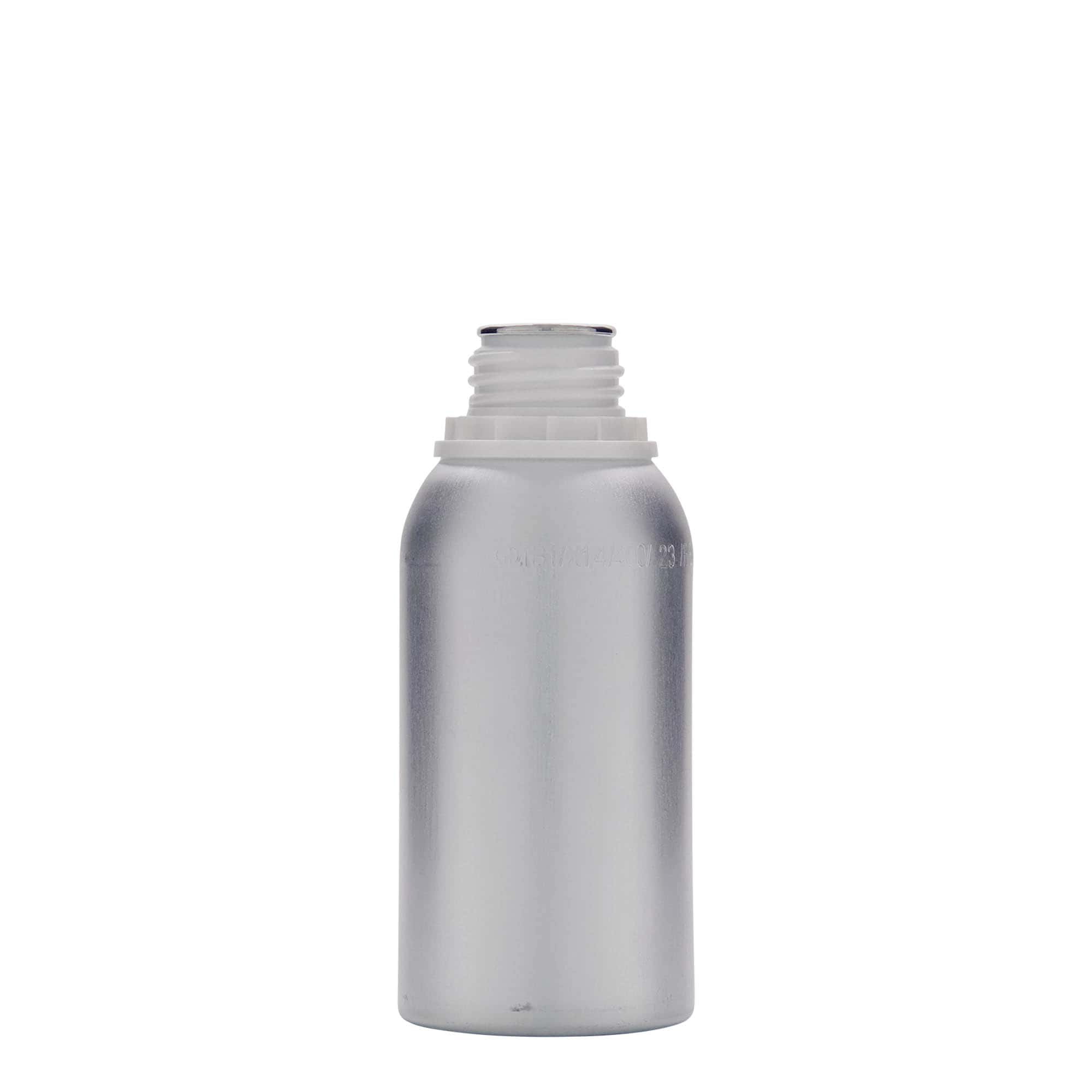 275 ml Aluminiumflasche, Metall, silber, Mündung: DIN 32