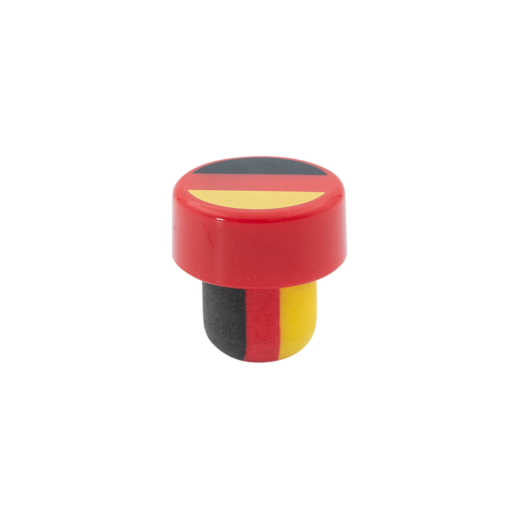 Griffkorken 19 mm 'Deutschland', Kunststoff, mehrfarbig, für Mündung: Kork Griffkorken 19 mm 'Deutschland', Kunststoff, mehrfarbig, für Mündung: Kork