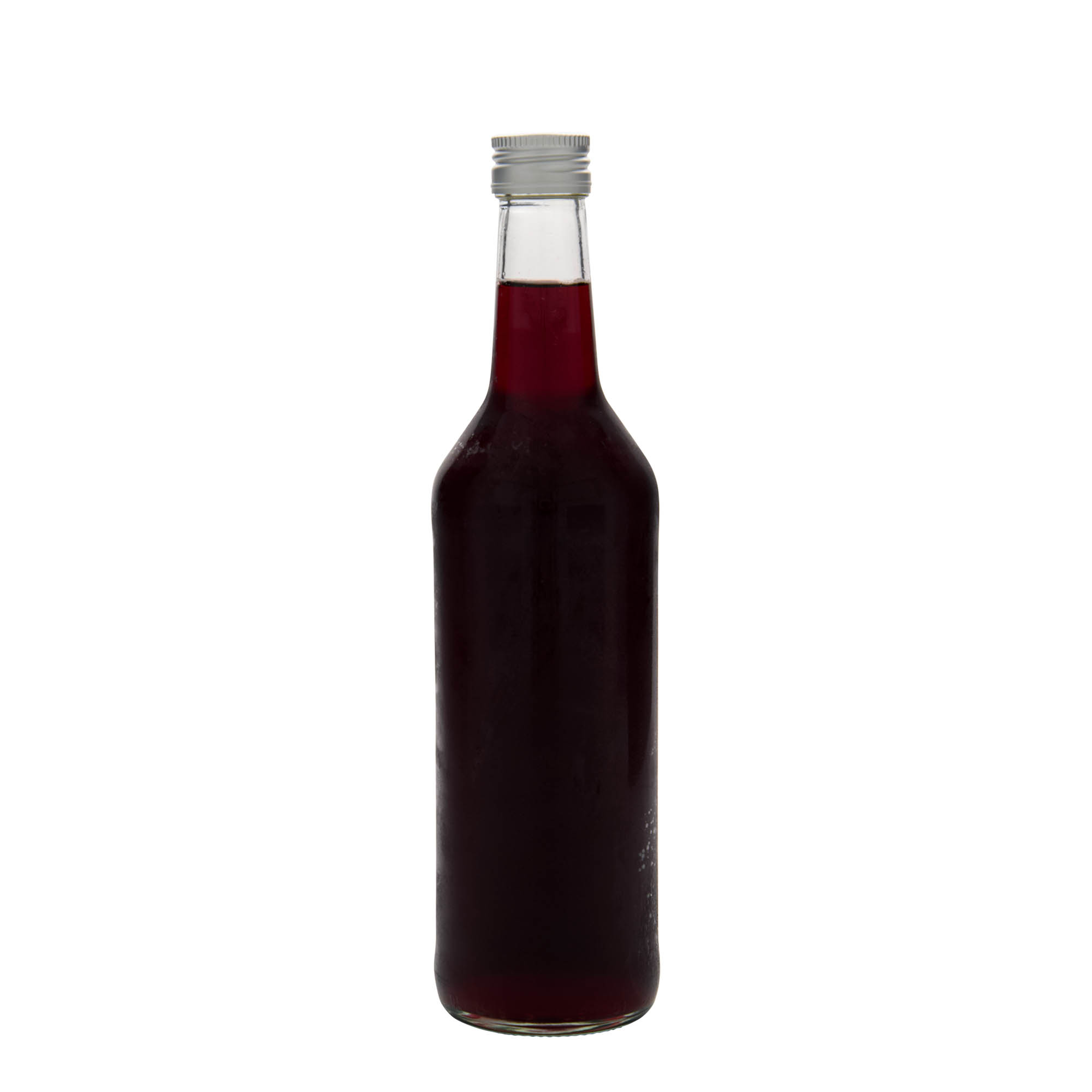 500 ml Glasflasche Geradhals, Mündung: PP 28
