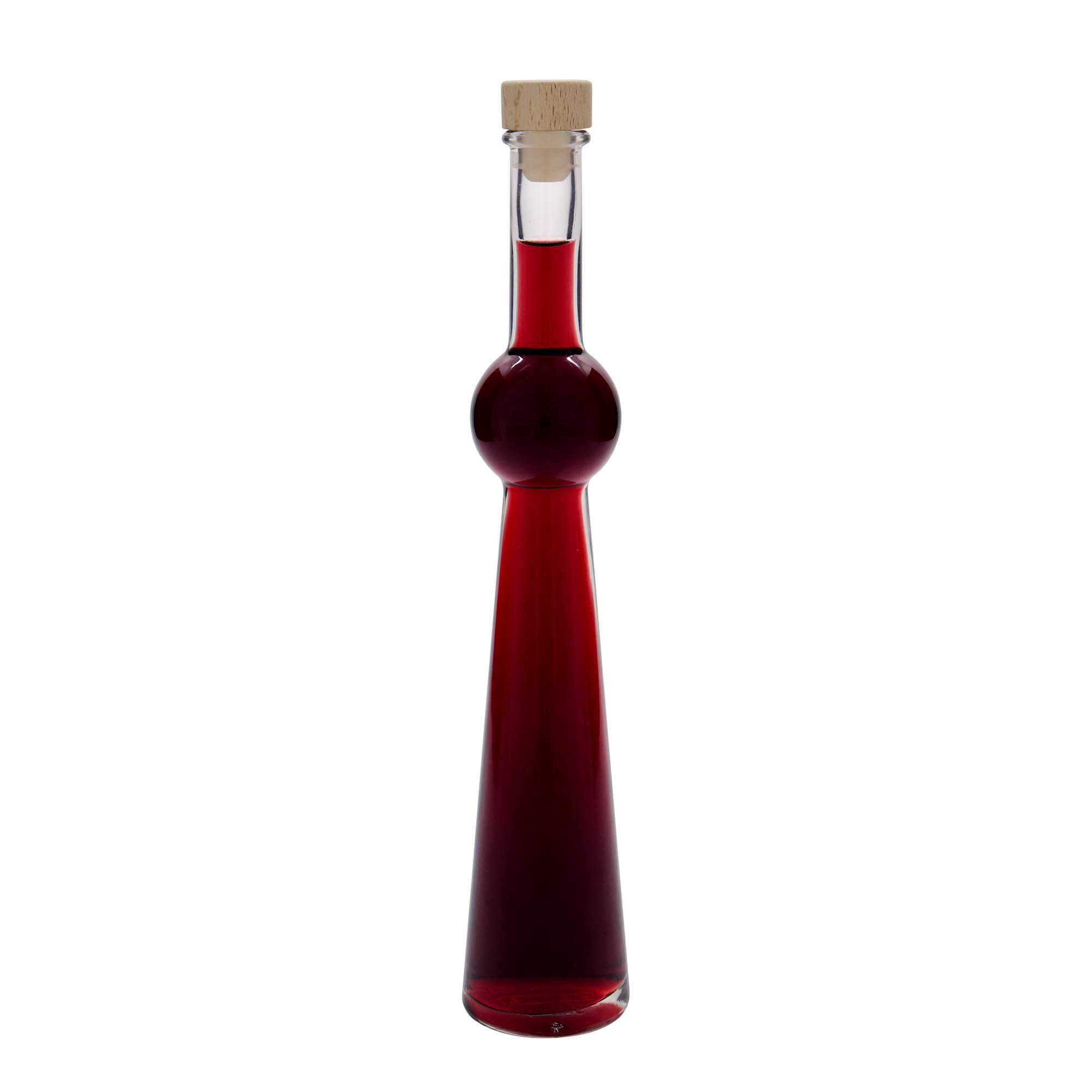 200 ml Glasflasche 'Supernova', Mündung: Kork