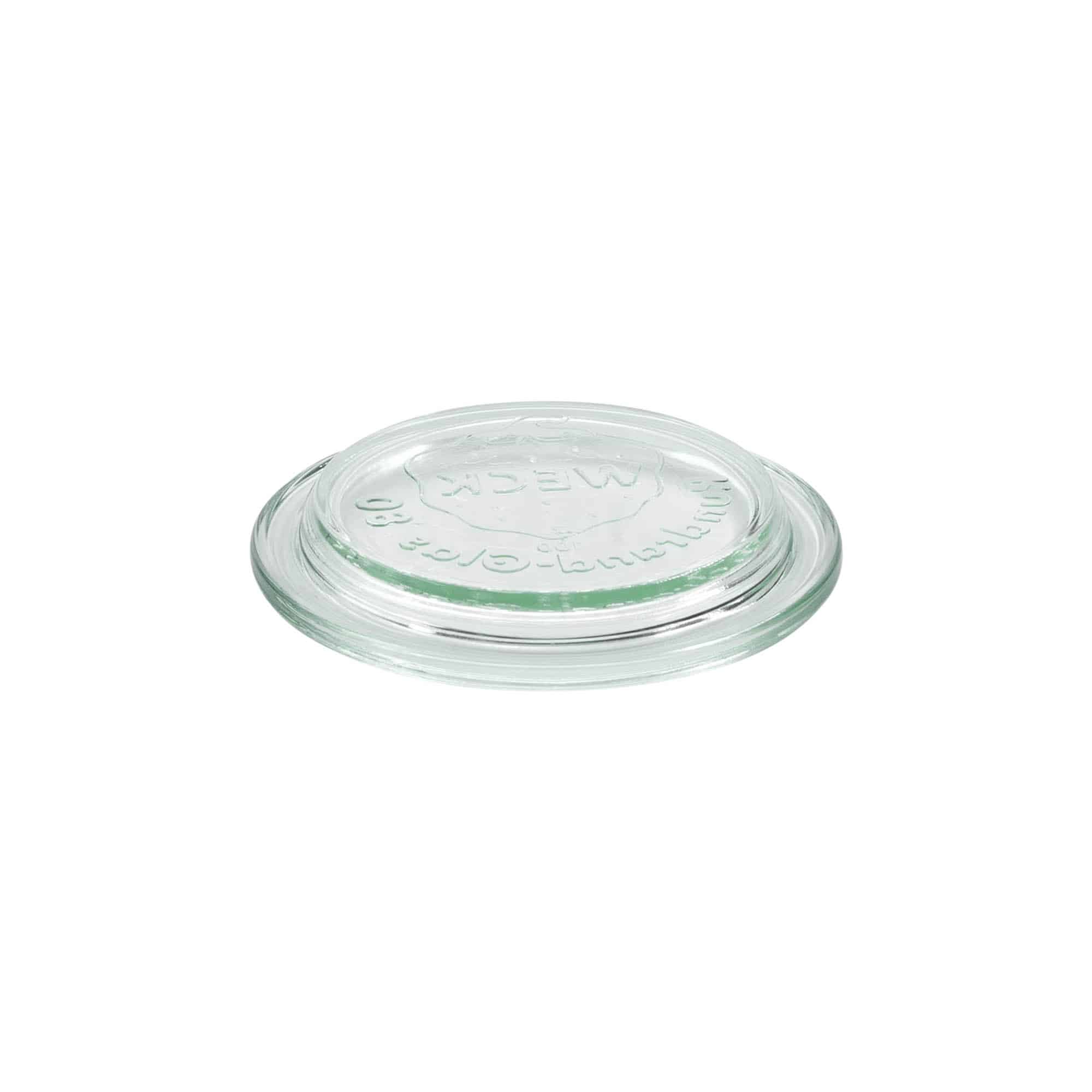 WECK-Glasdeckel Rundrand, für Mündung: RR80