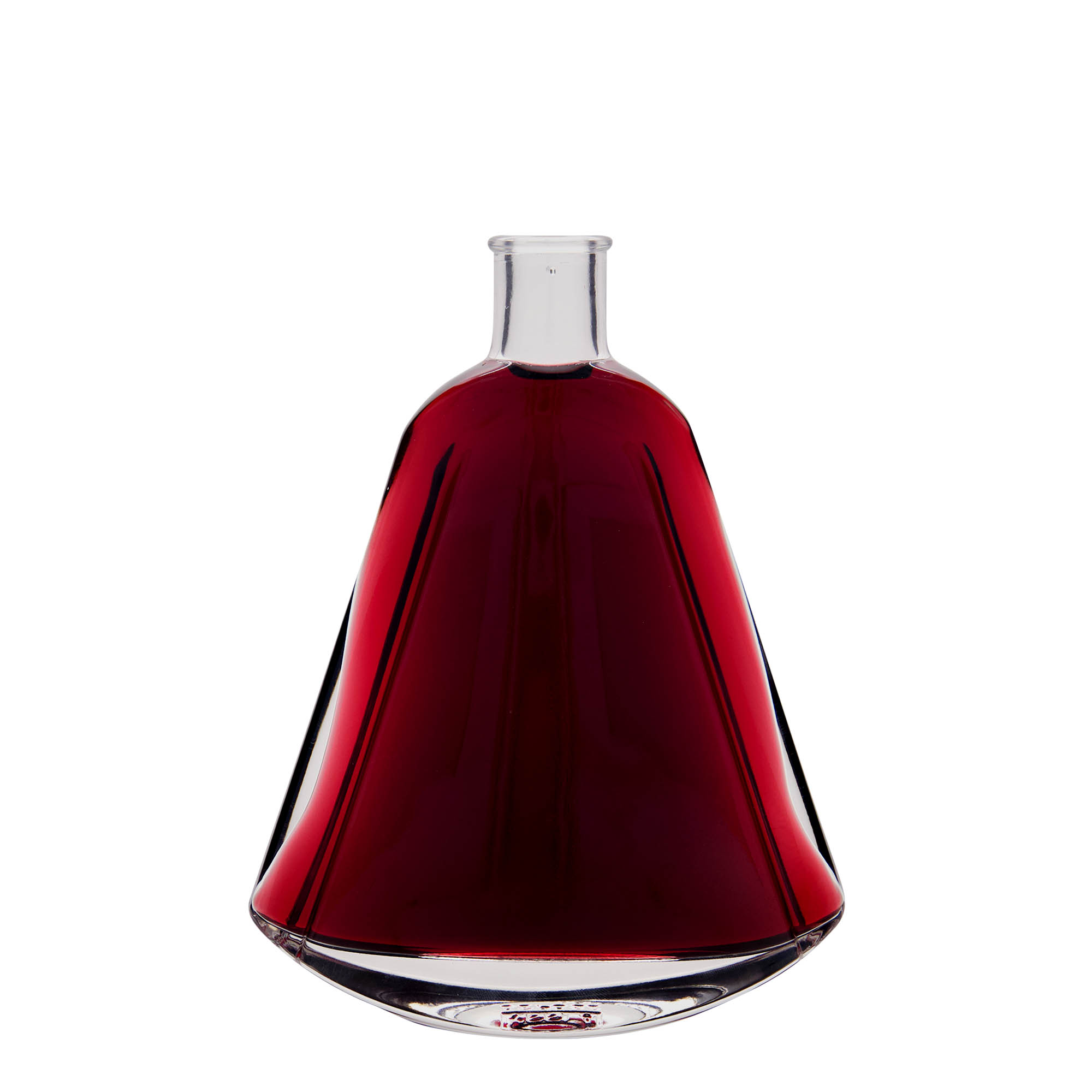 350 ml Glasflasche 'Maurizio', oval, Mündung: Kork 350 ml Glasflasche 'Maurizio', oval, Mündung: Kork