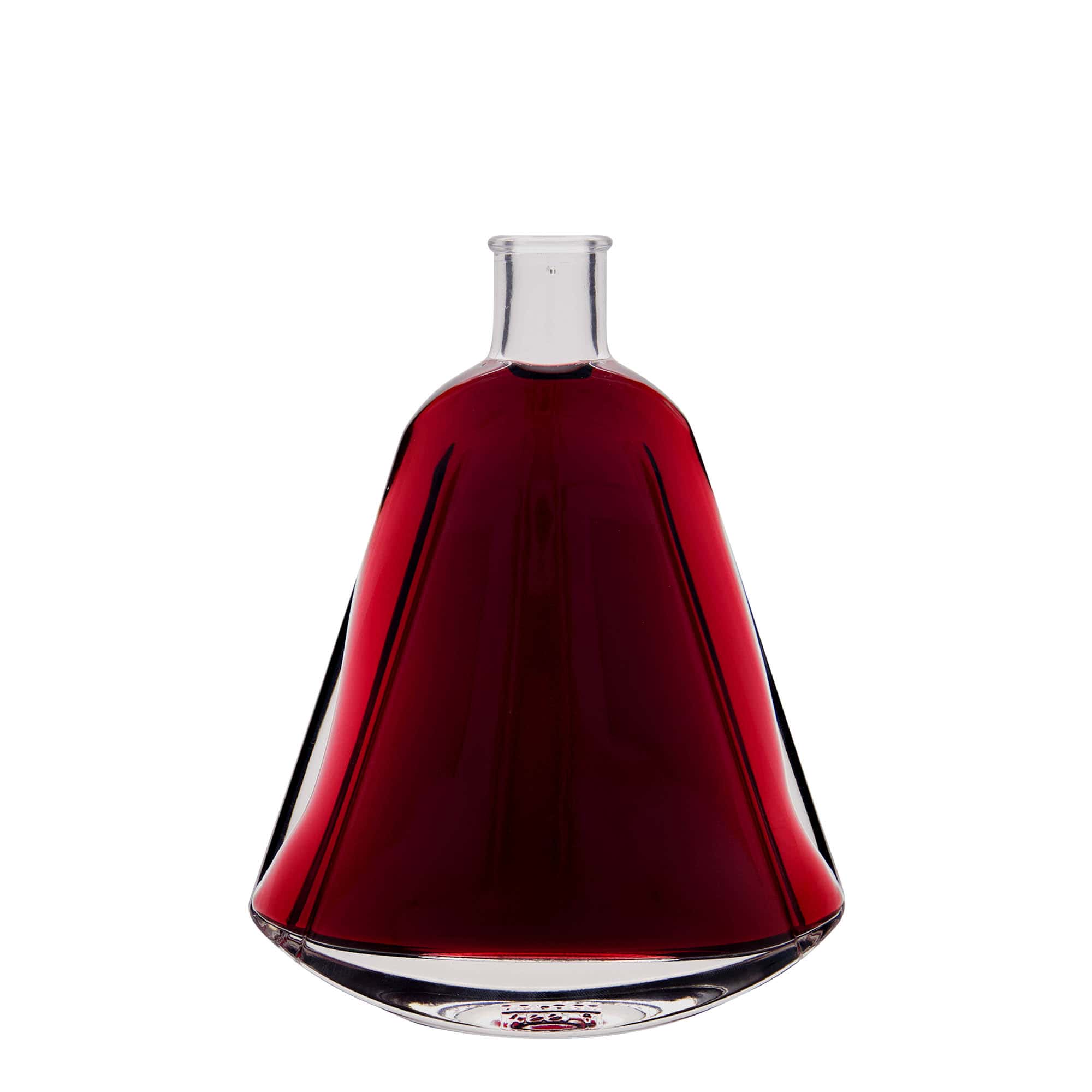 350 ml Glasflasche „Maurizio“, oval, Mündung: Kork