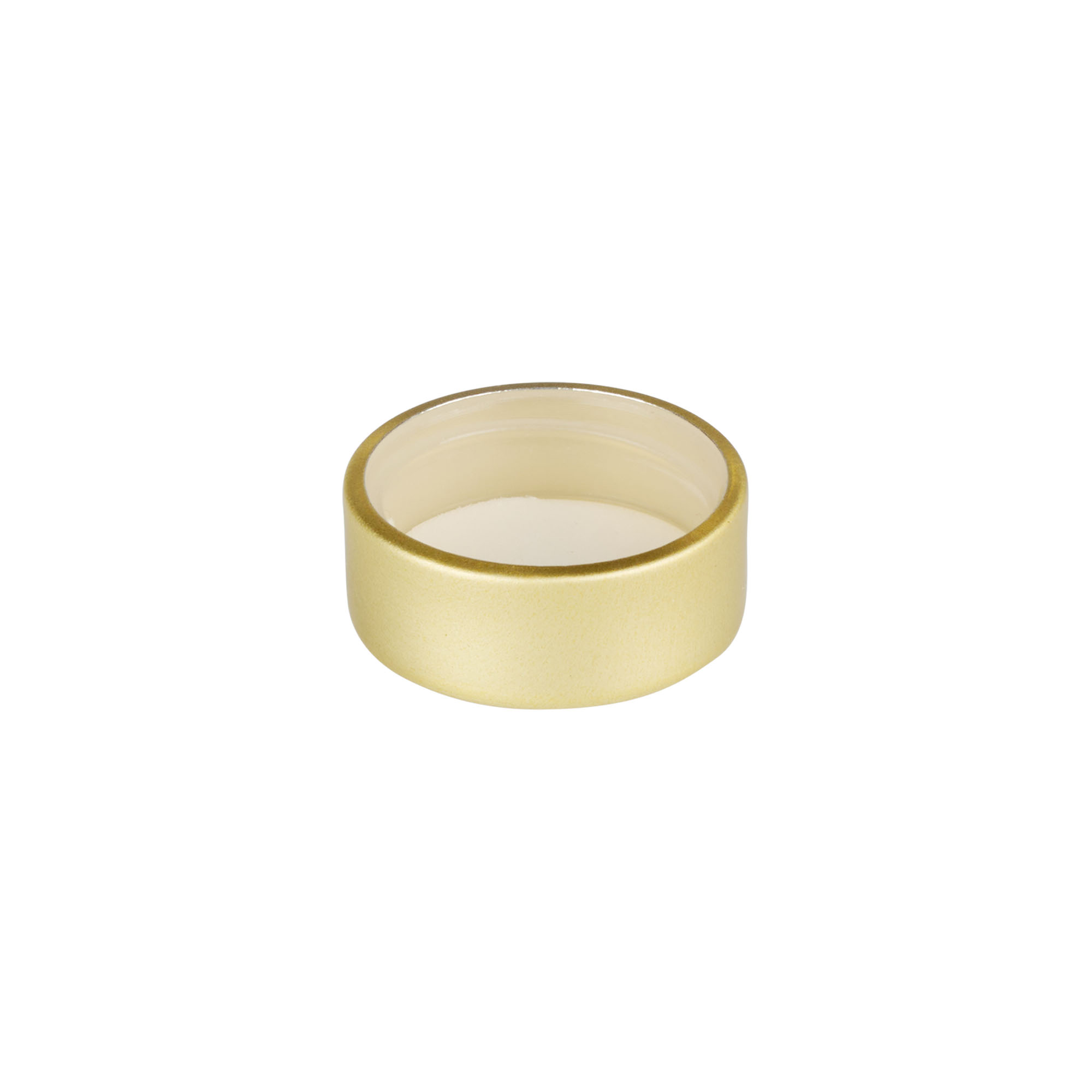 Schraubverschluss, Metall, gold, für Mündung: GPI 28/400 Schraubverschluss, Metall, gold, für Mündung: GPI 28/400